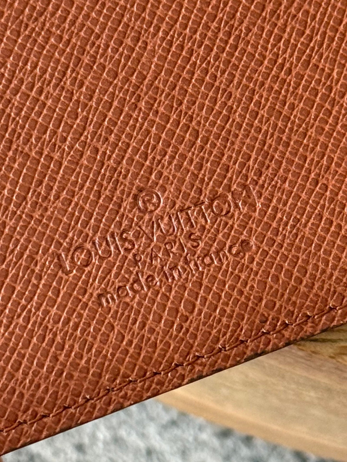 LV Checkbook/Planner Cover