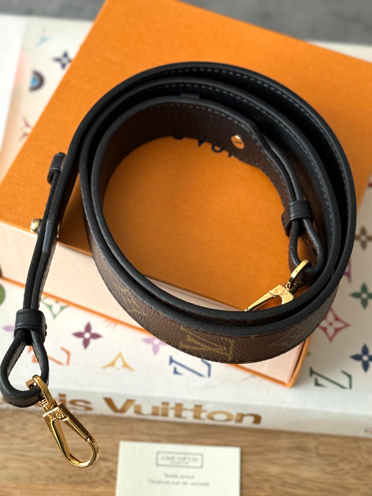 LV Bandouliere XL Black Strap