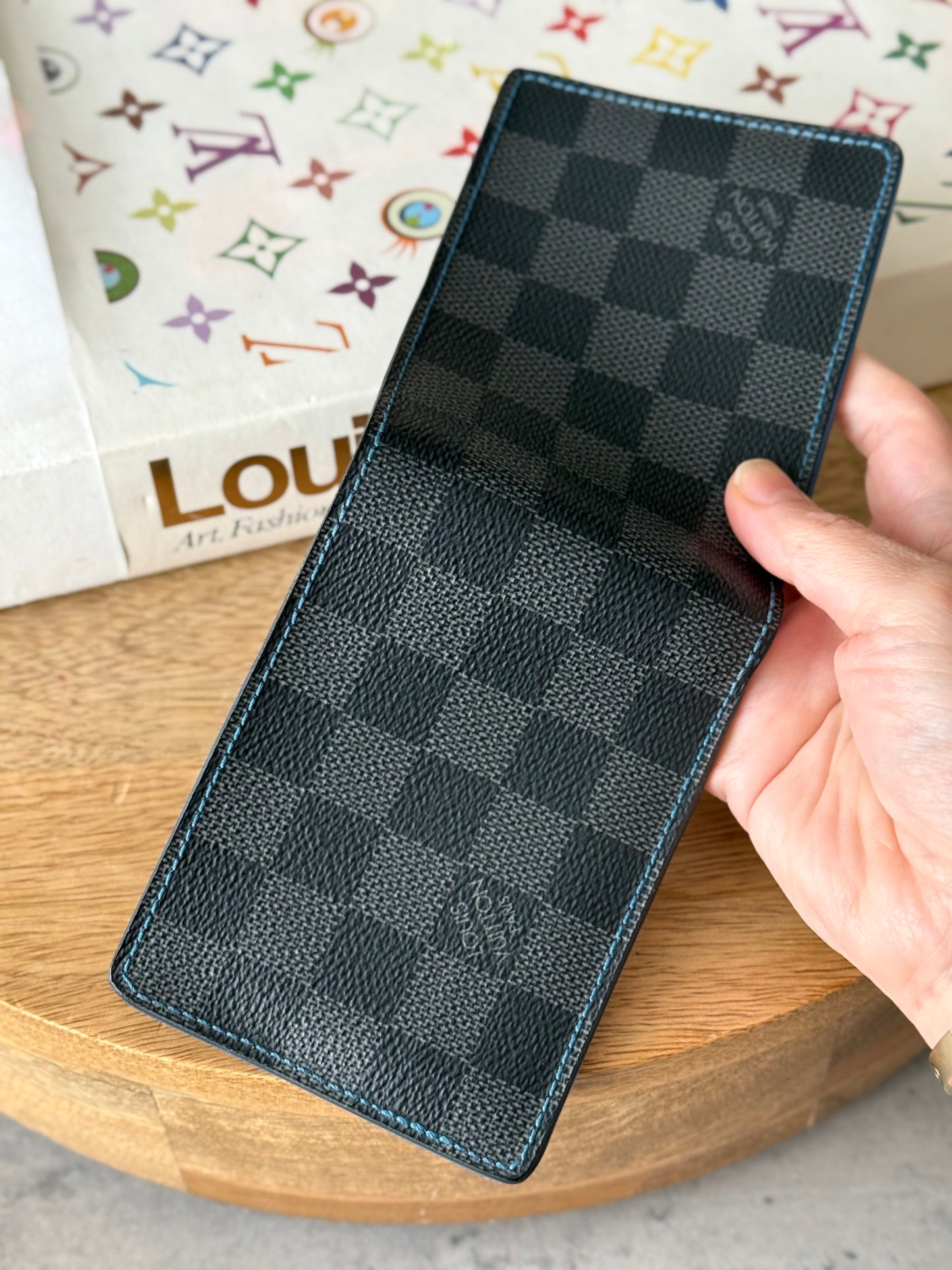 LV Slender Wallet Damier Graphite