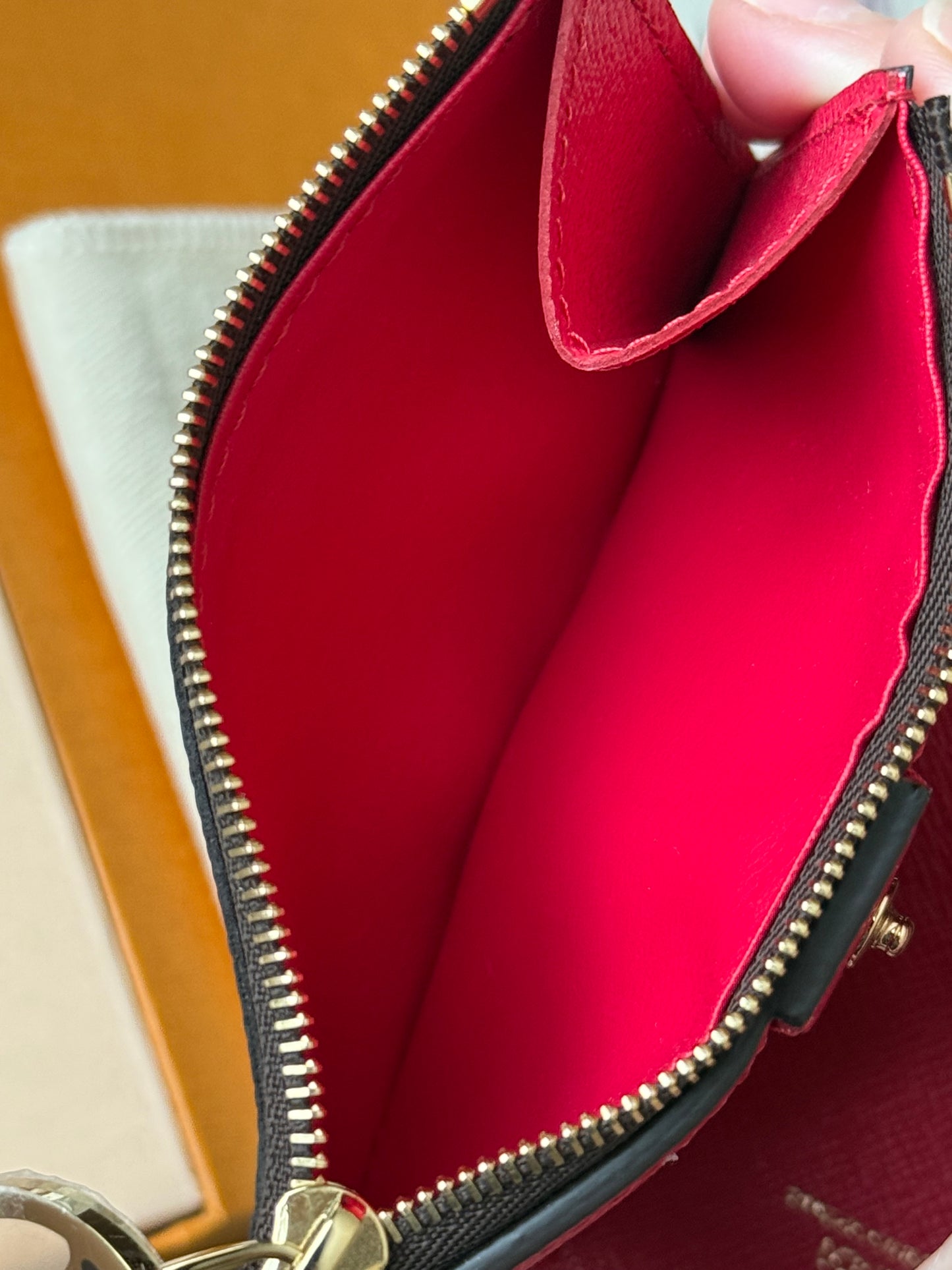 LV x TM Lisa Wallet Cerise