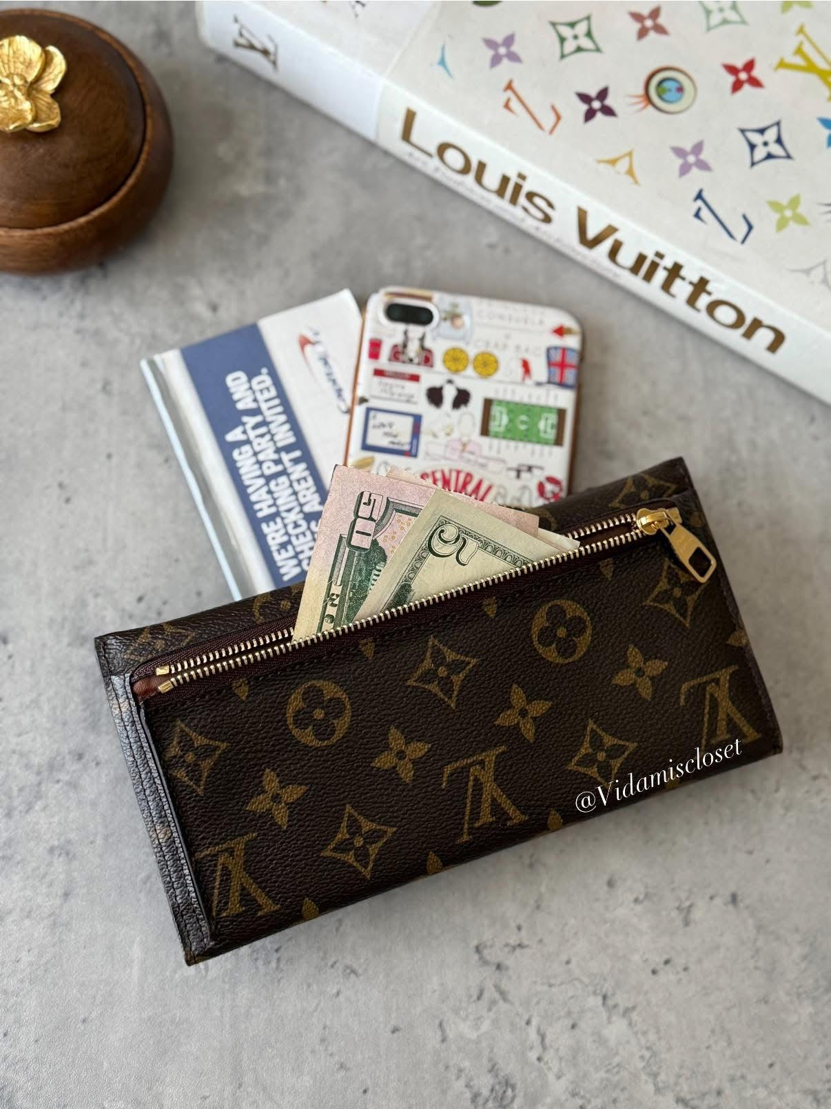 LV Origami Long Wallet