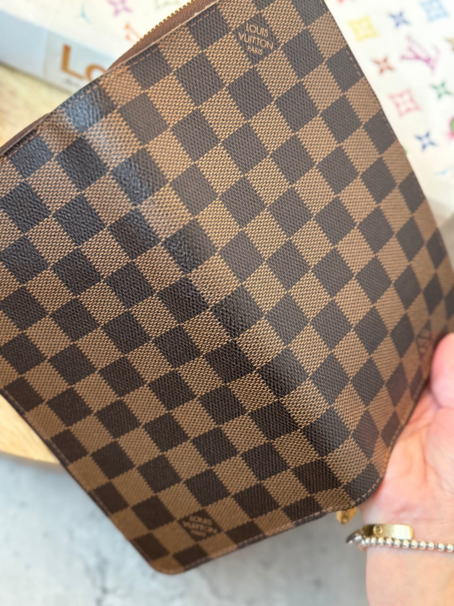 LV Zippy Organizer Damier Ebene