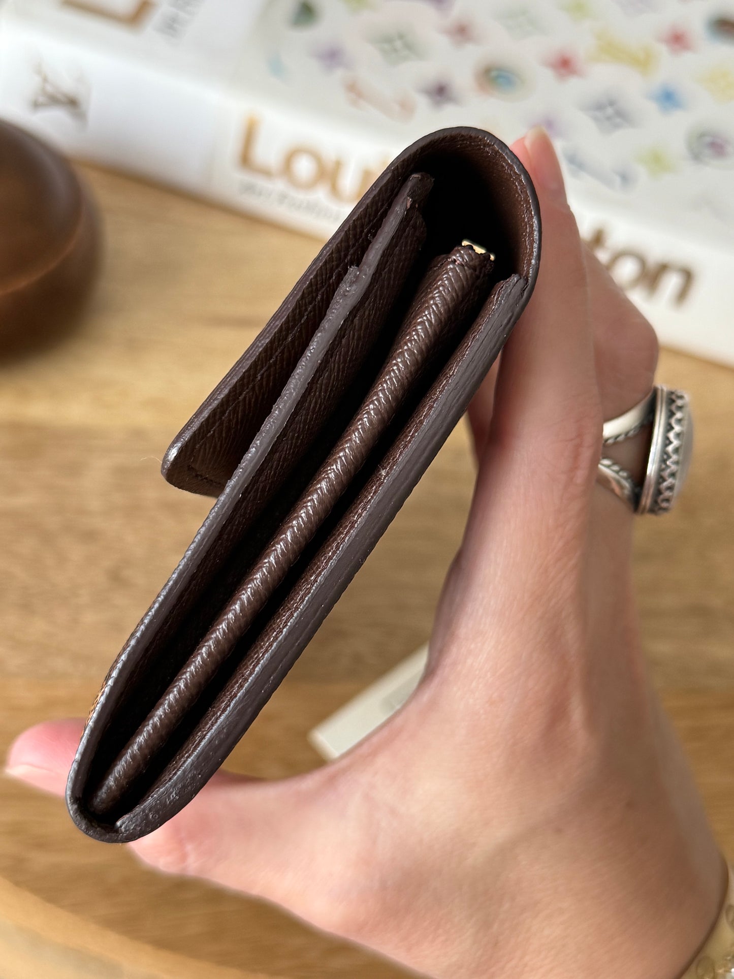 LV Sarah Wallet Damier Ebene