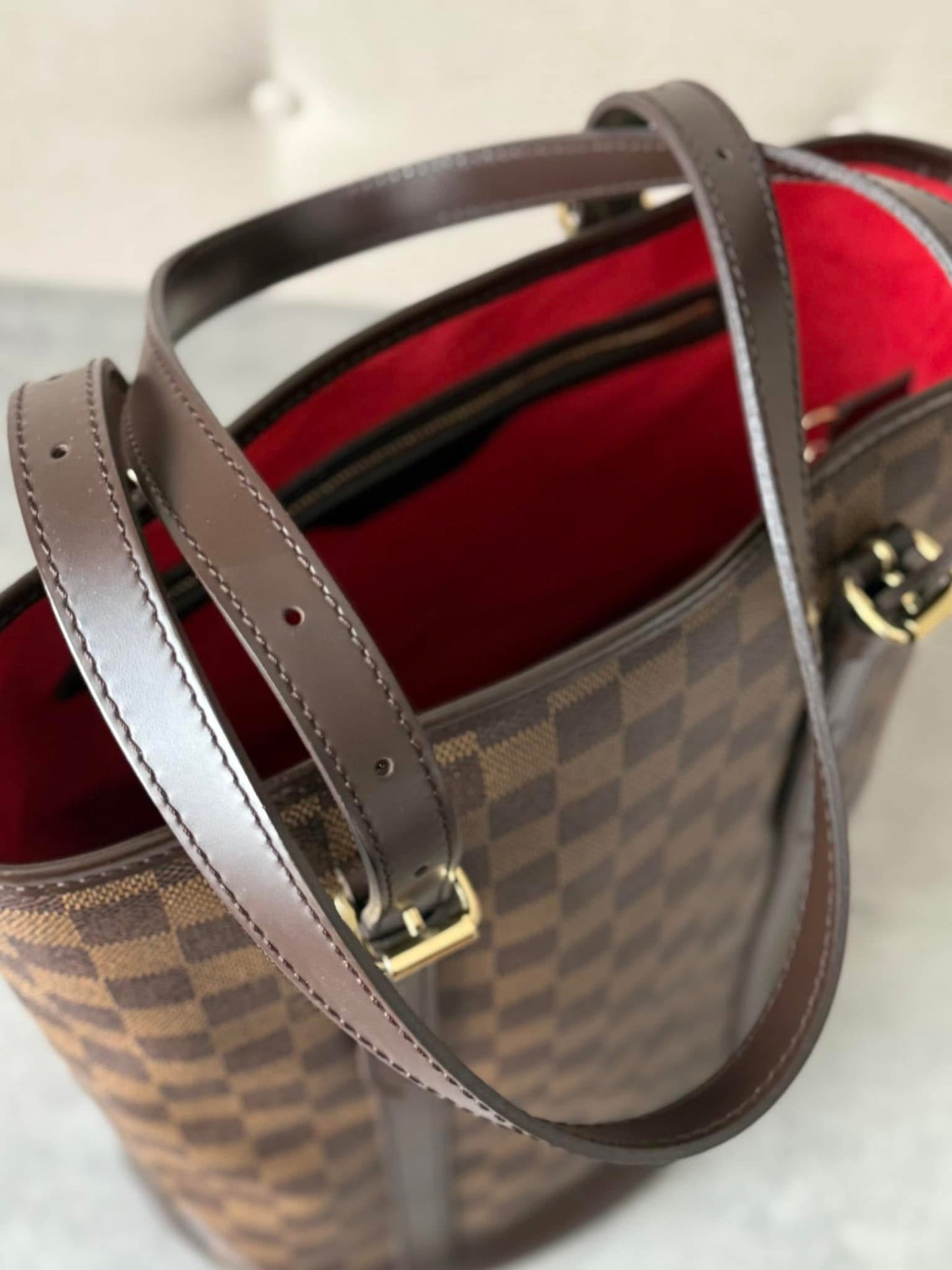 LV Bucket GM Damier Ebene
