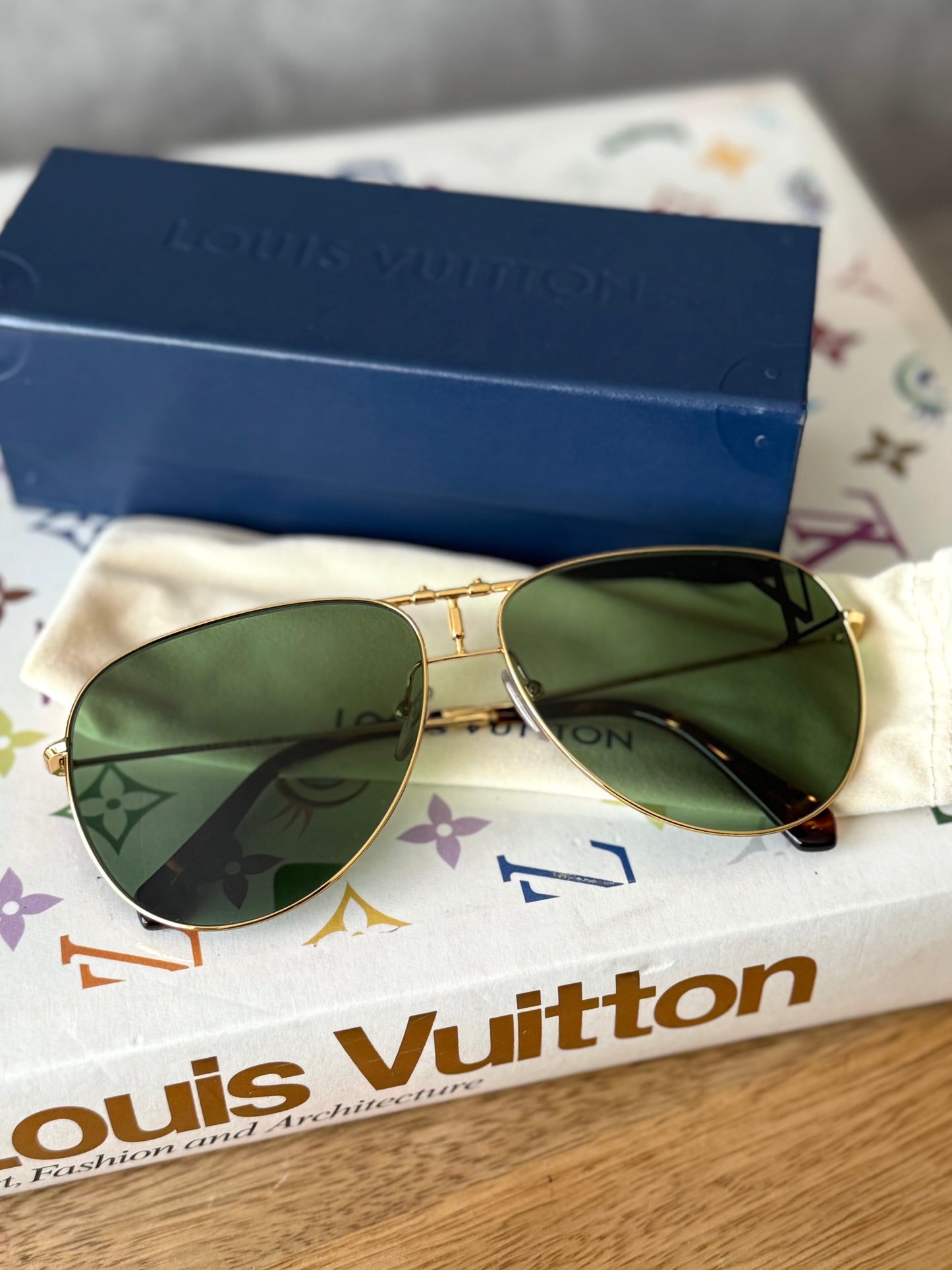 LV Cesar Pilot Aviator Sunglasses
