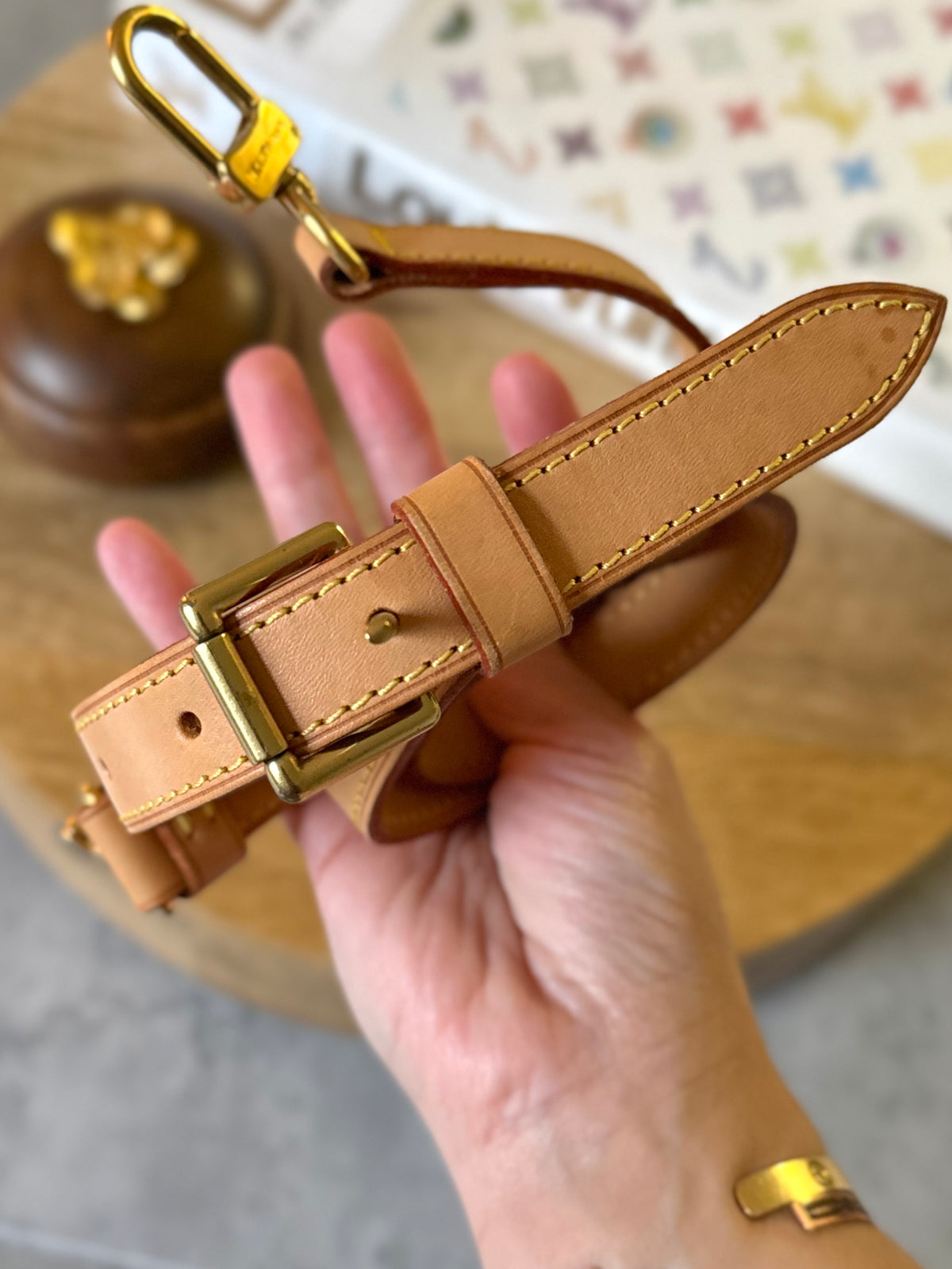 LV Bandouliere Vachetta Strap