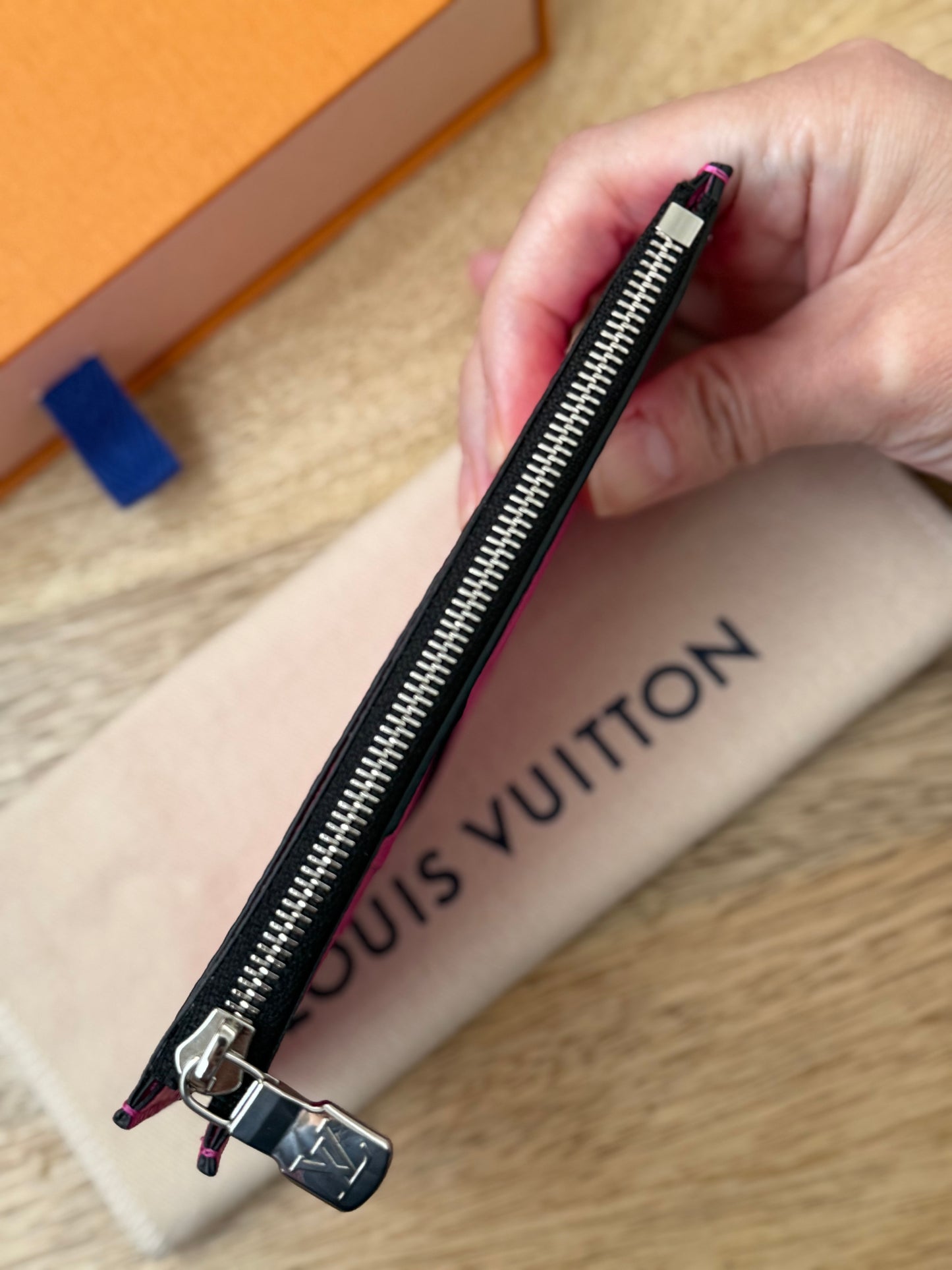 LV Taigarama Pink Coin Wallet