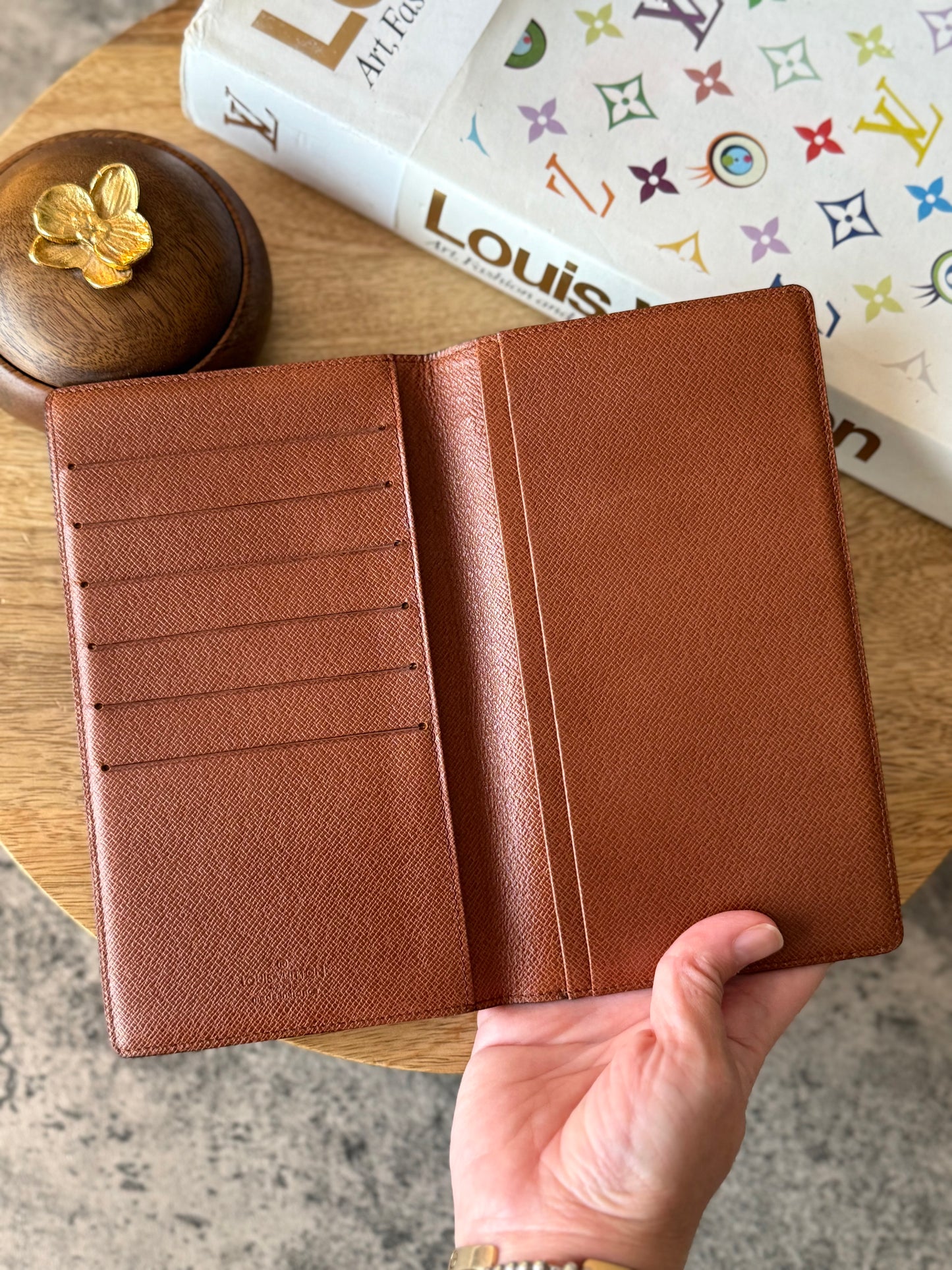 LV Checkbook/Planner Cover