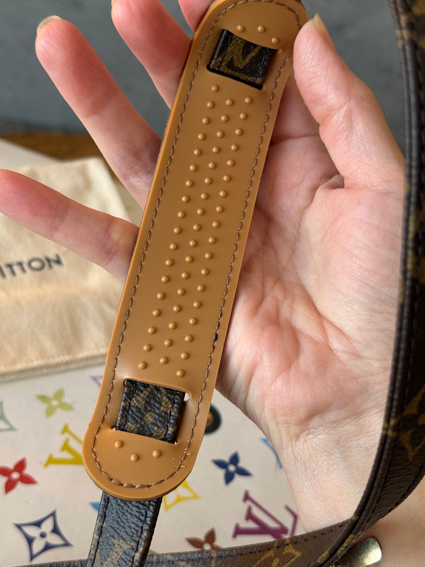 LV 16mm Adjustable Monogram Strap