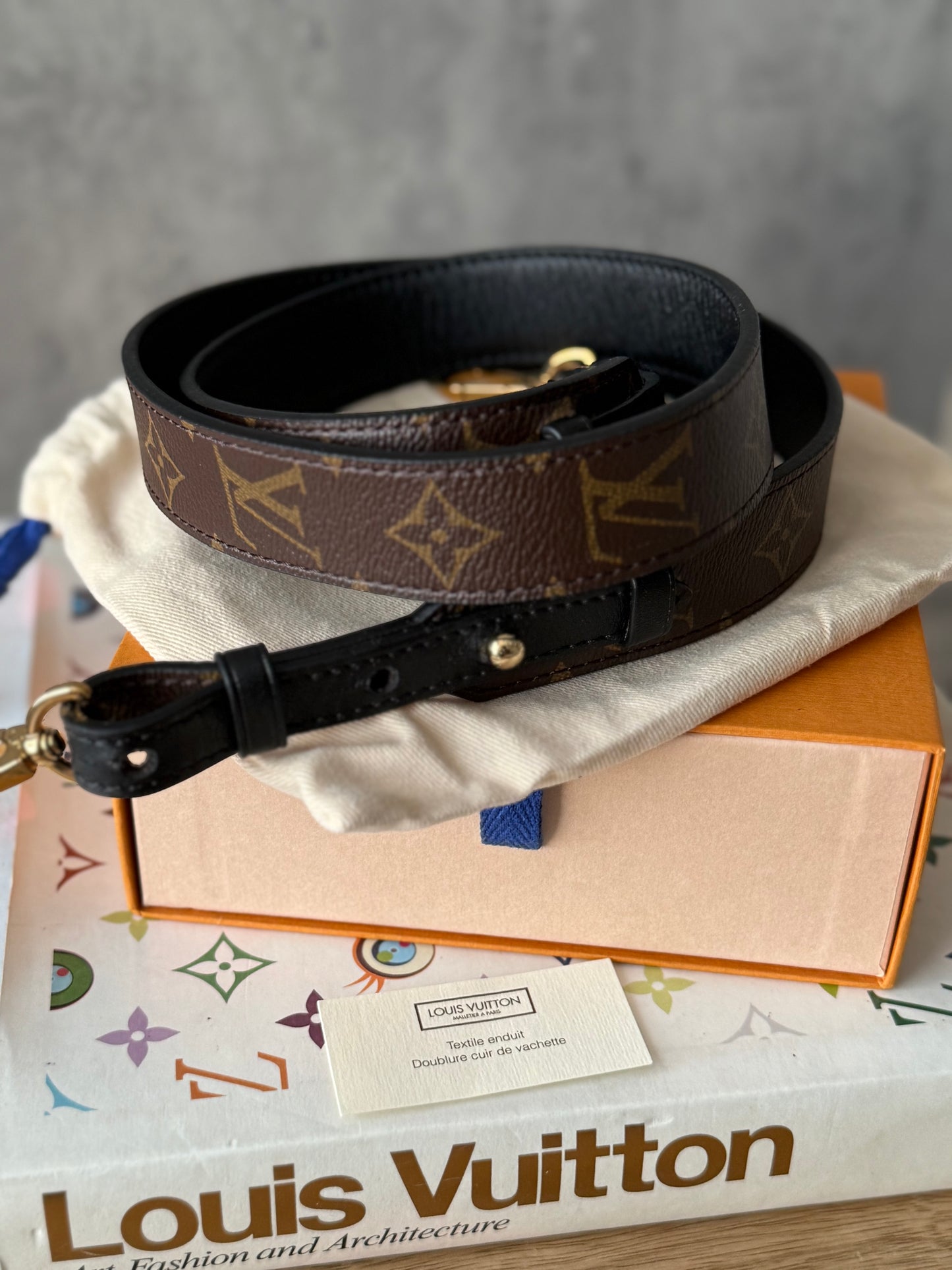 LV Bandouliere XL Black Strap