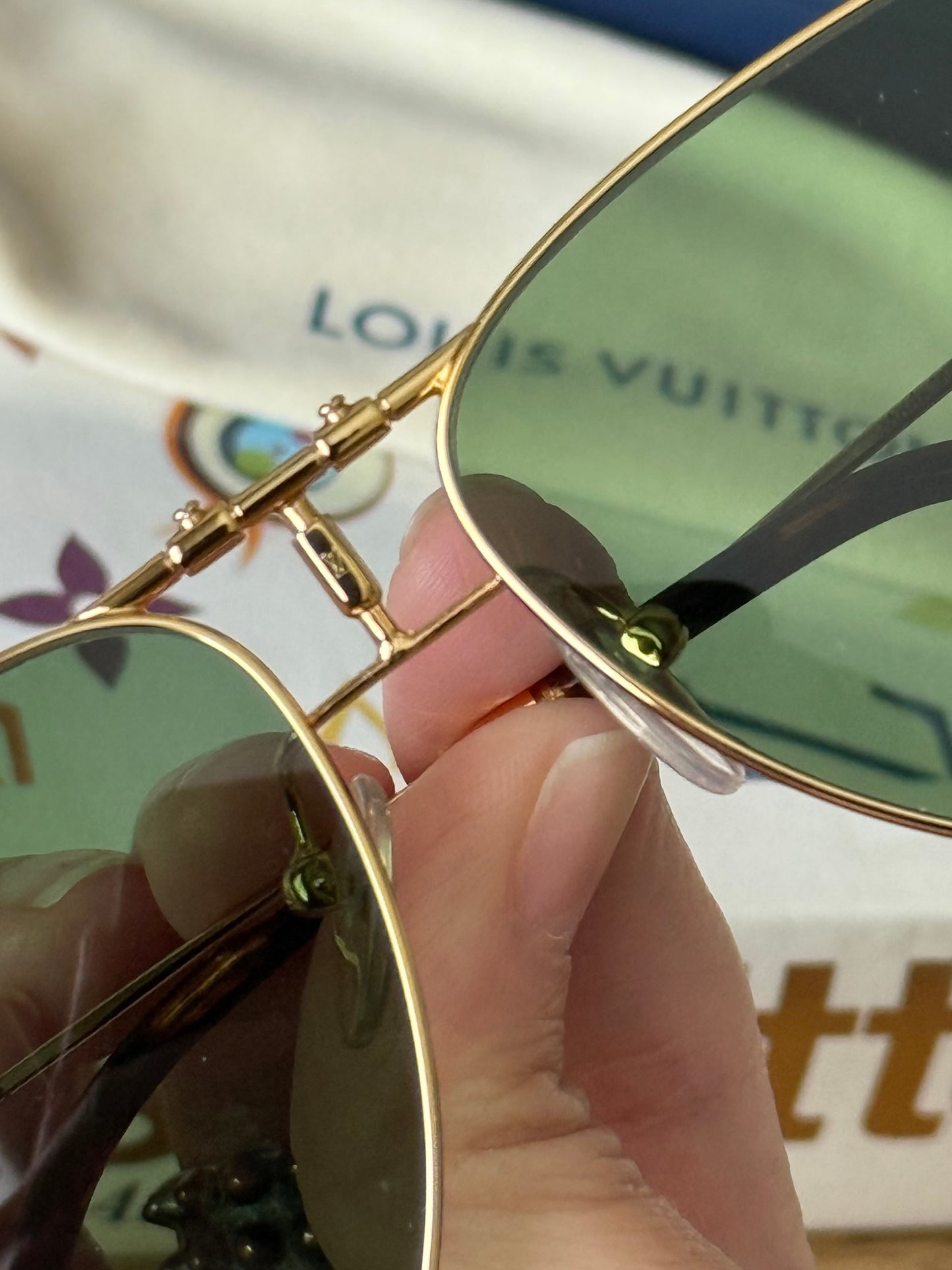LV Cesar Pilot Aviator Sunglasses