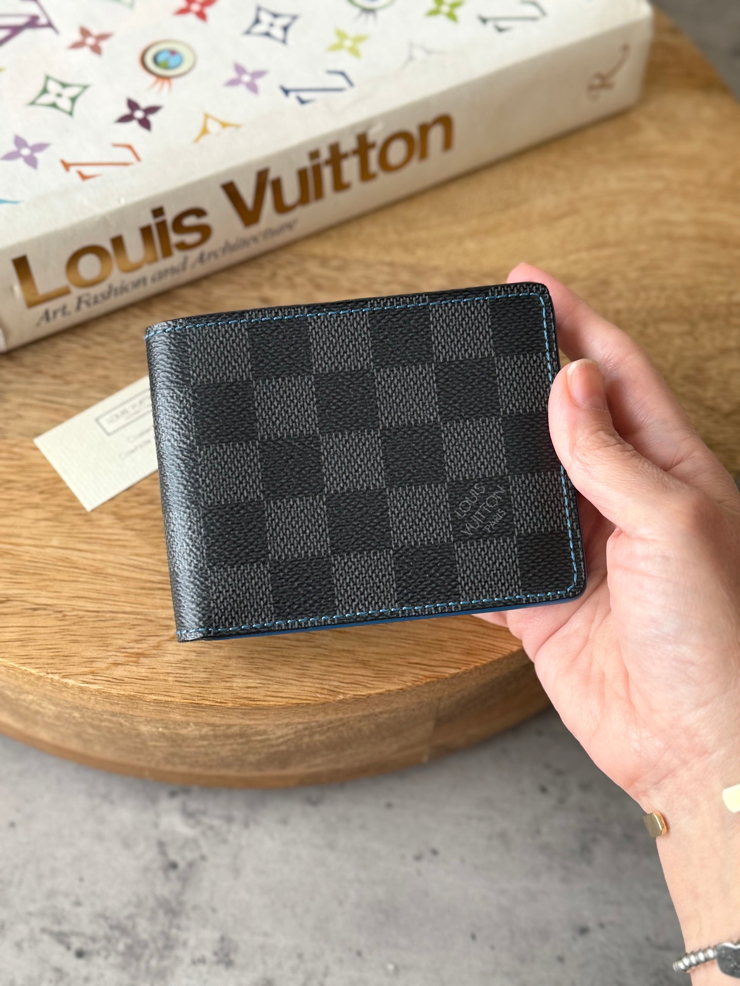 LV Slender Wallet Damier Graphite