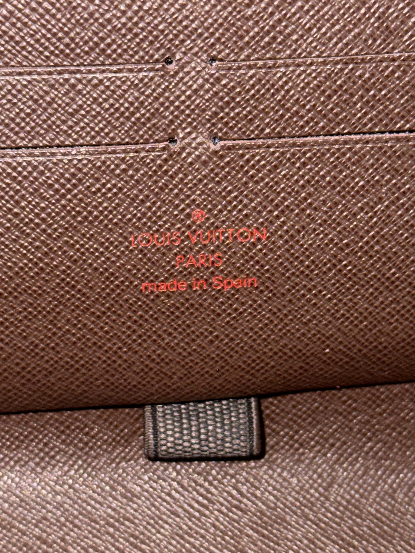 LV Zippy Organizer Damier Ebene