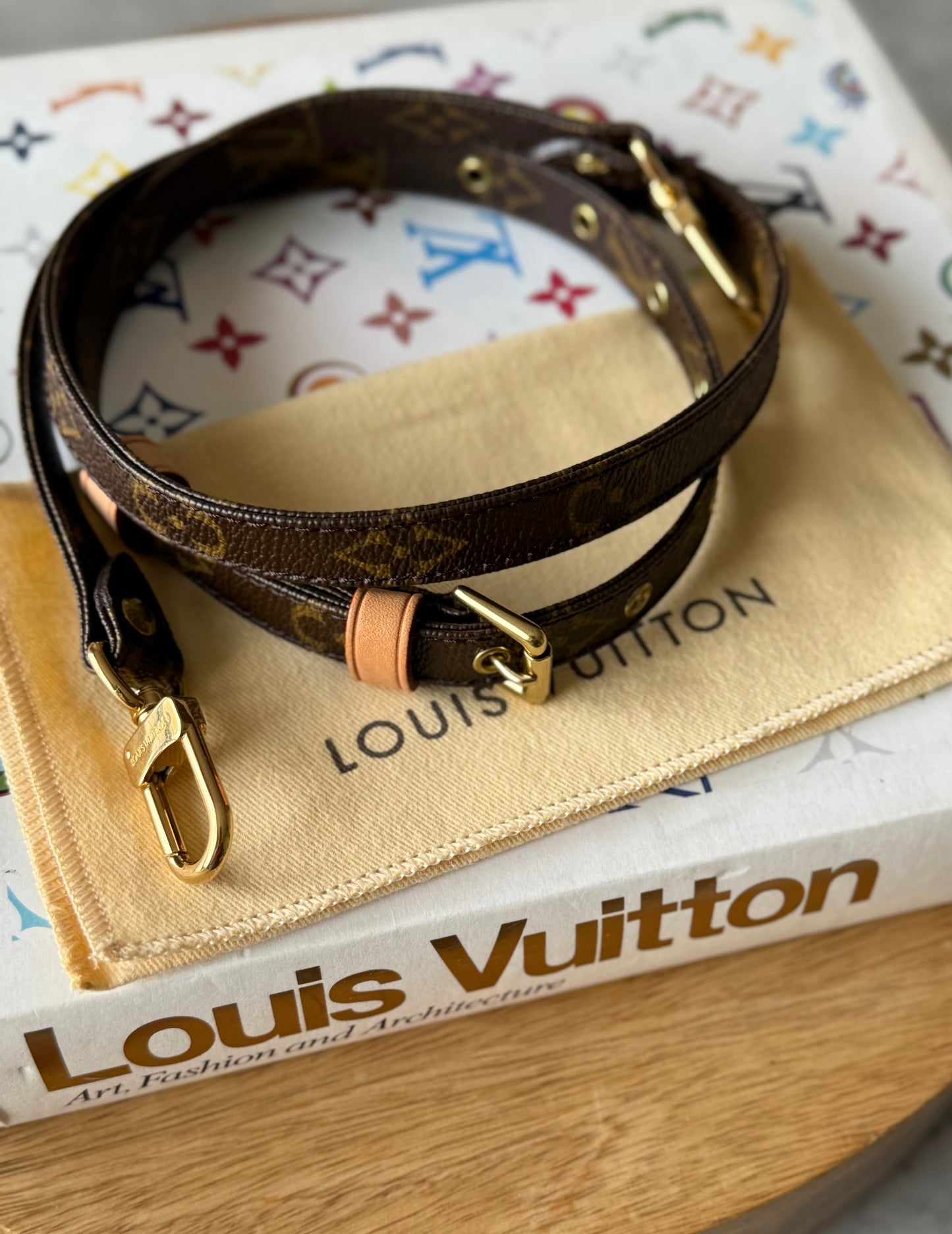 LV 16mm Monogram Strap