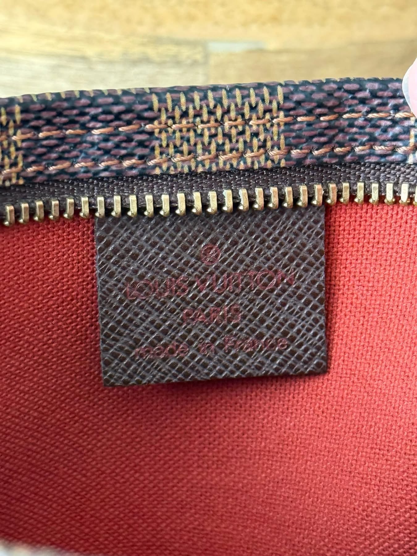 LV Trousse Pouch Damier Ebene