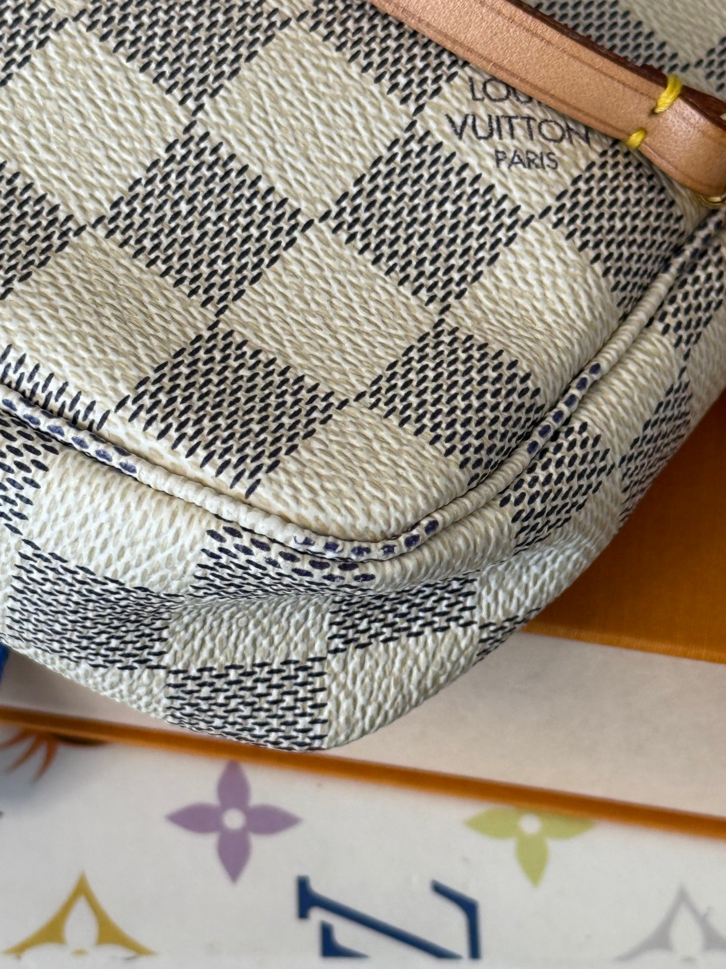 LV Damier Azur Pochette Accessories