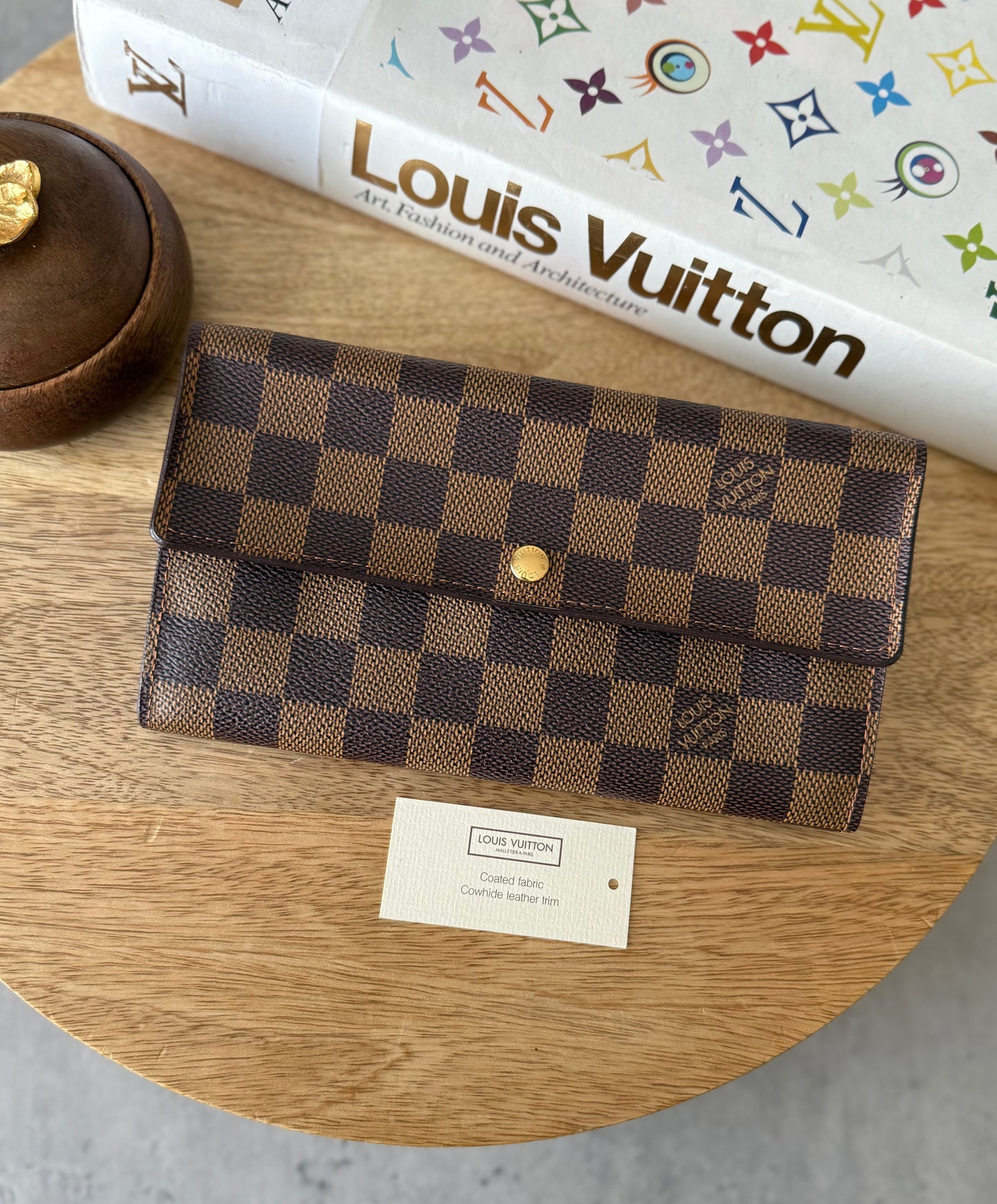 LV Sarah Wallet Damier Ebene