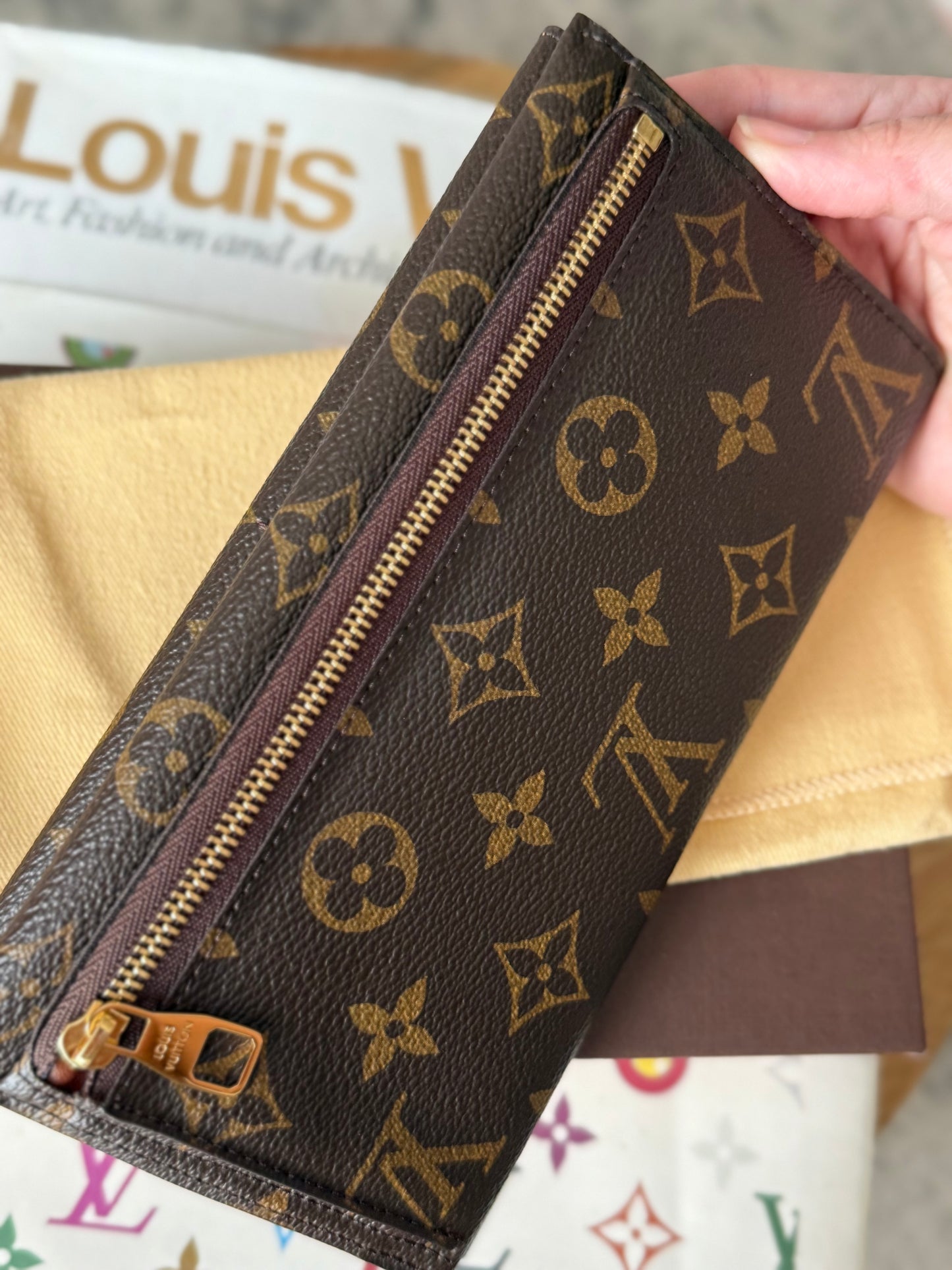 LV Origami Long Wallet
