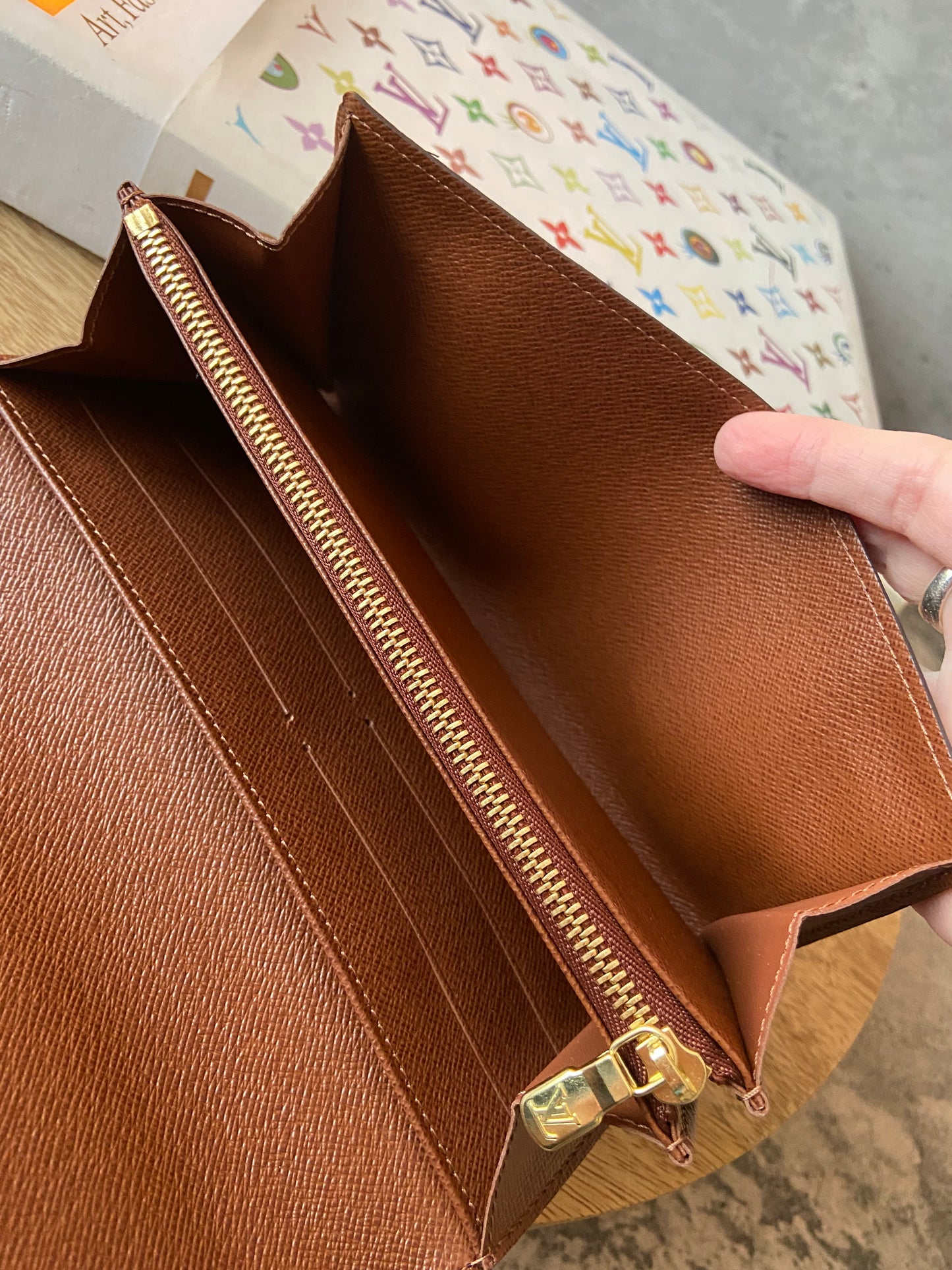 LV Sarah Wallet in Monogram