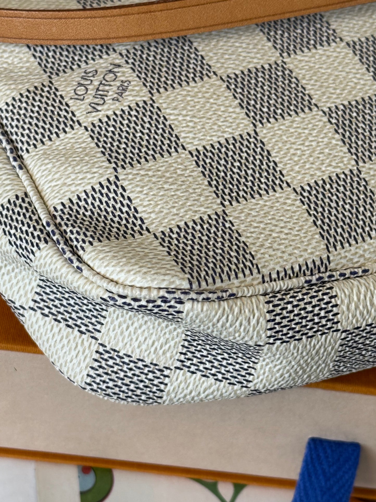 LV Damier Azur Pochette Accessories