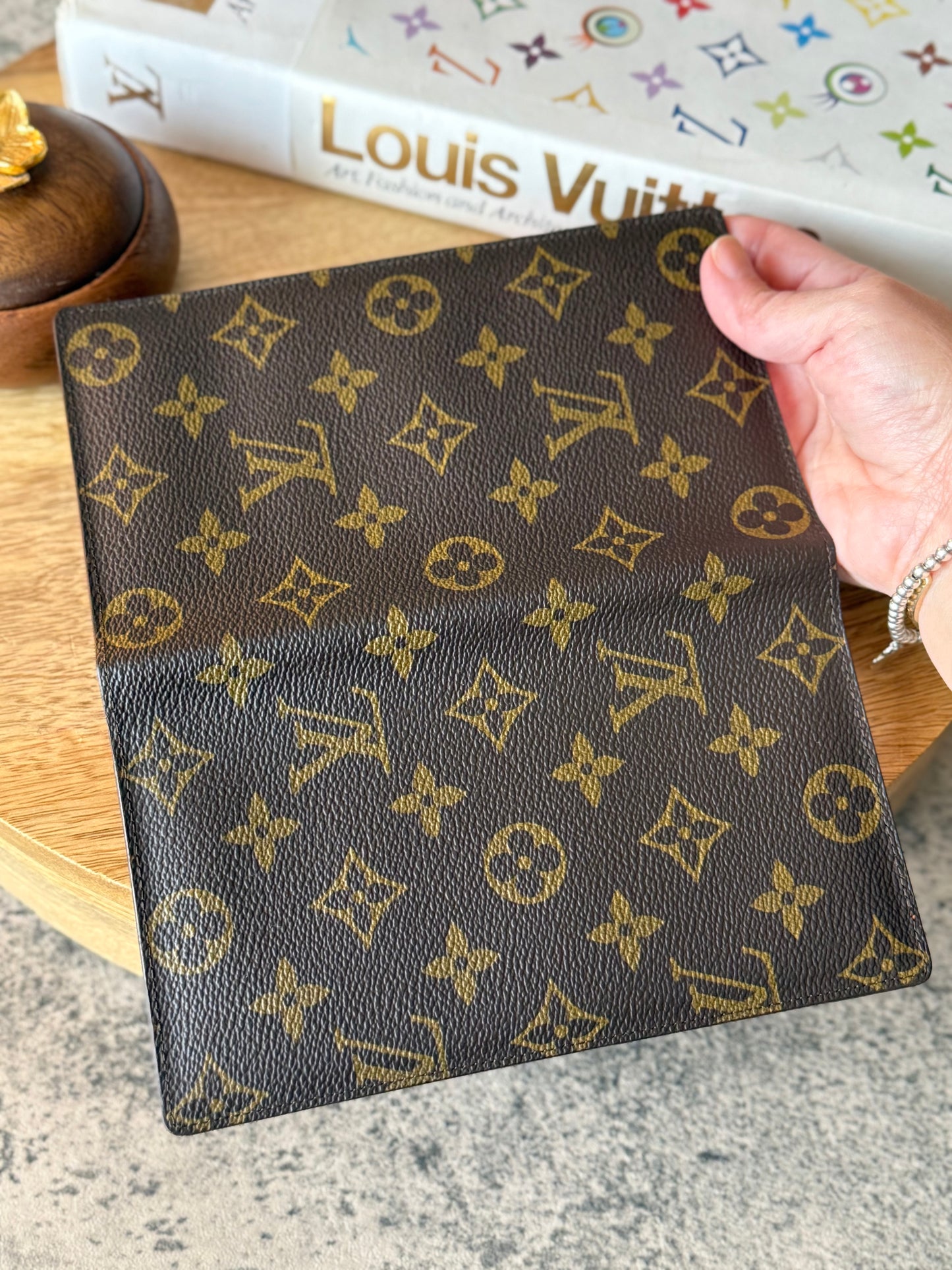 LV Checkbook/Planner Cover