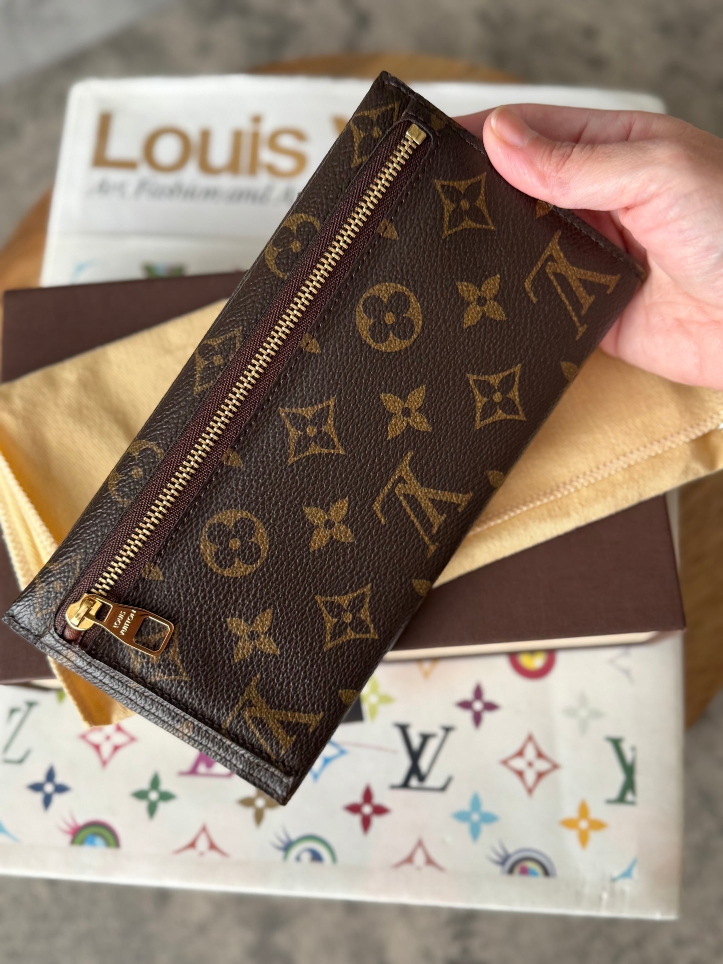 LV Origami Long Wallet