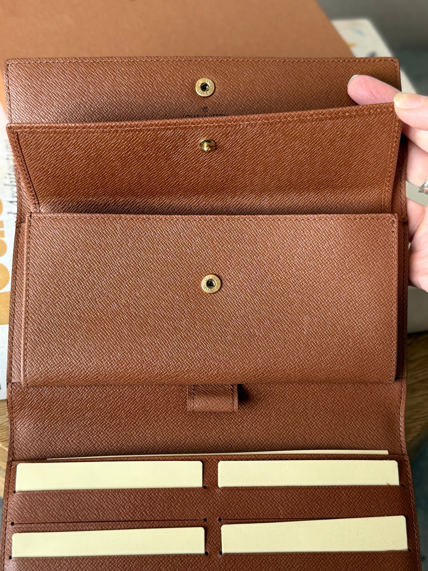LV International trifold wallet