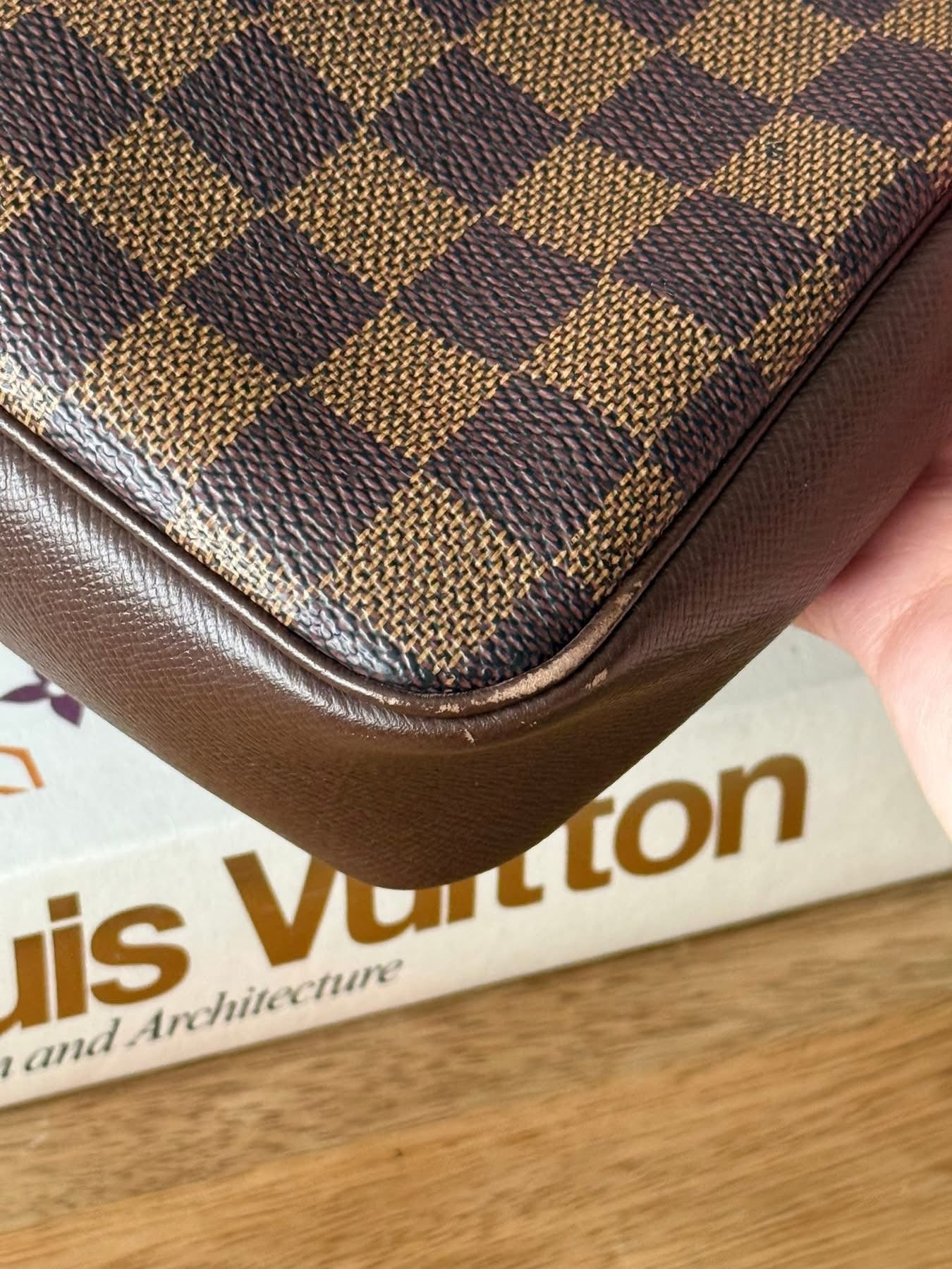 LV Trousse Pouch Damier Ebene