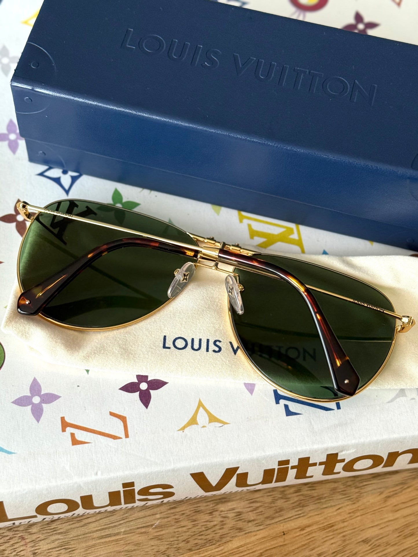LV Cesar Pilot Aviator Sunglasses
