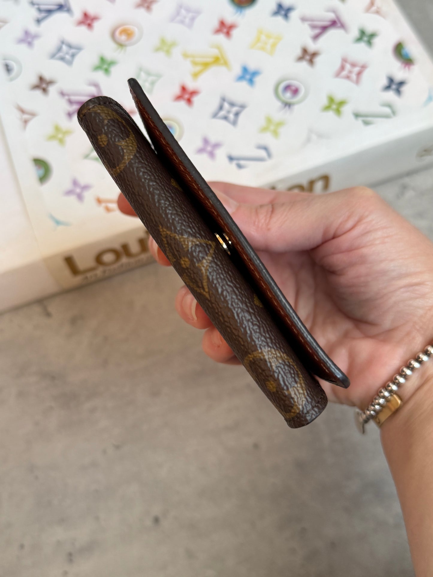 LV Envelope Business Card Holder