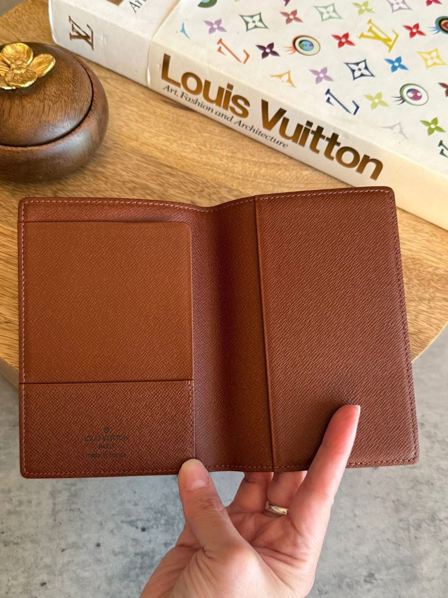 LV Passport Holder Monogram