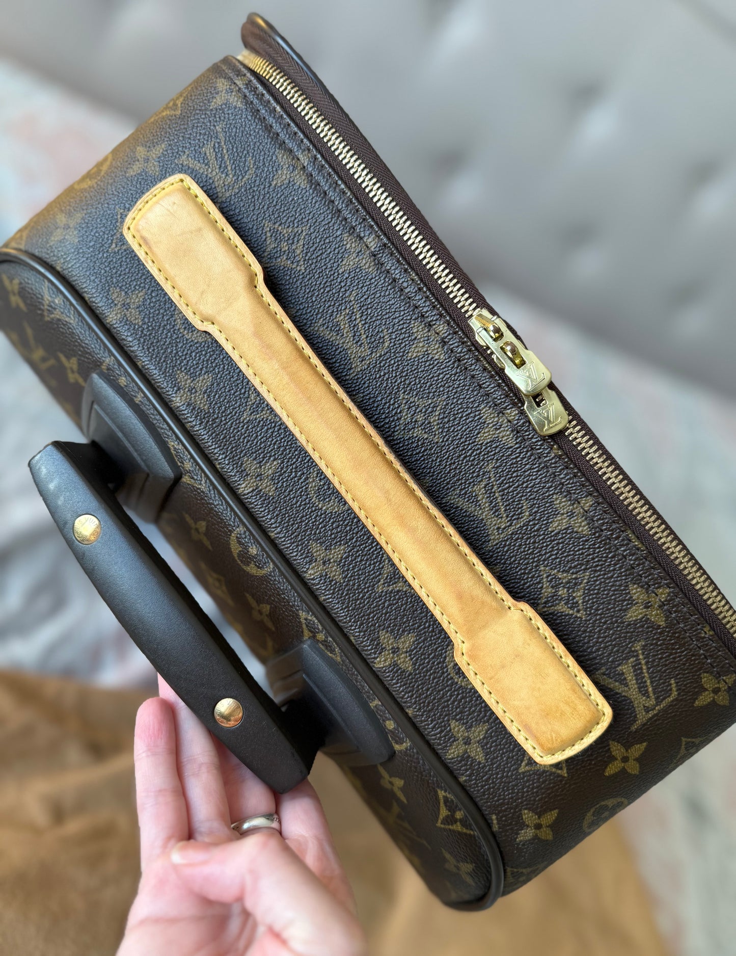 Authentic LV Pegase 45 Rolling Luggage