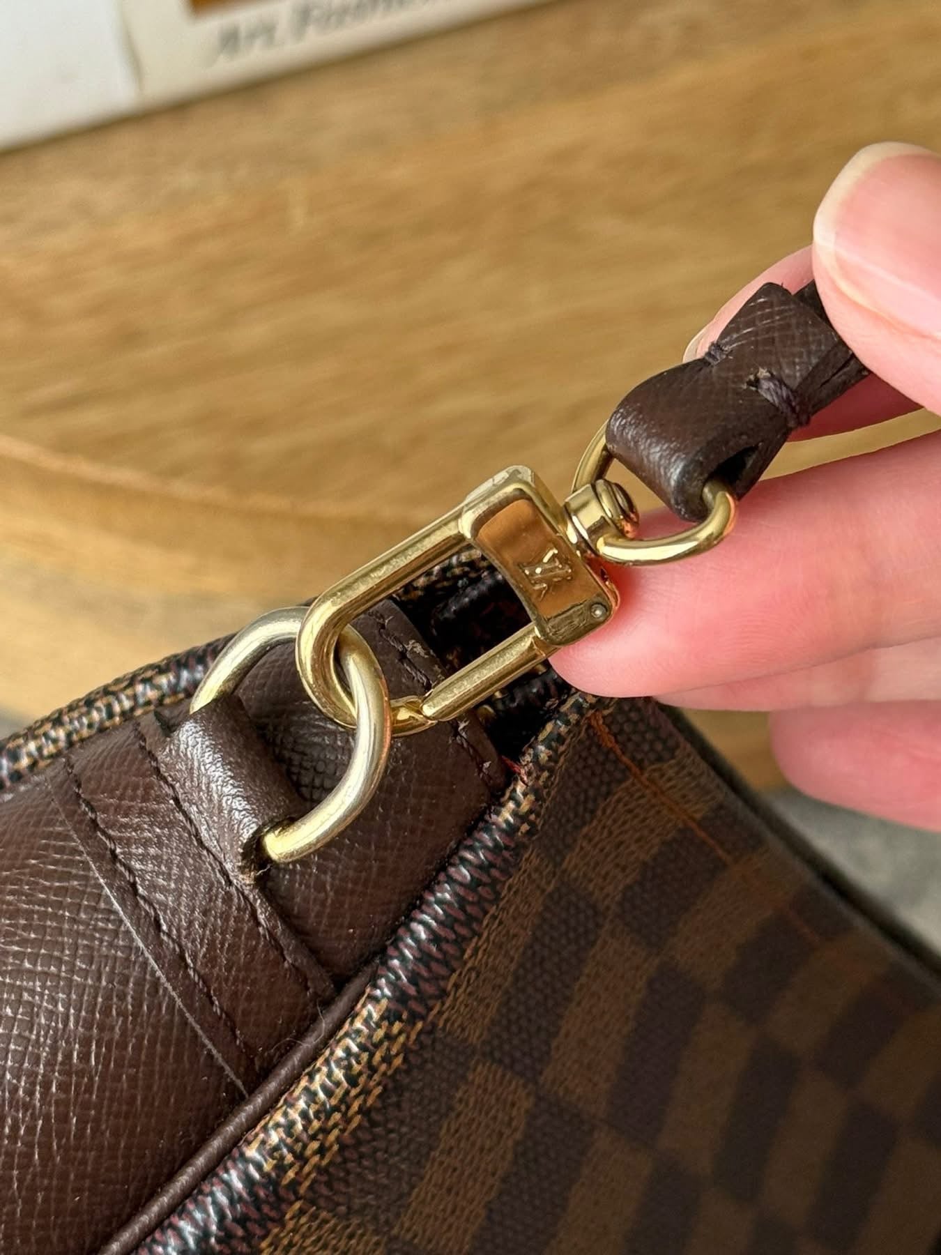LV Trousse Pouch Damier Ebene