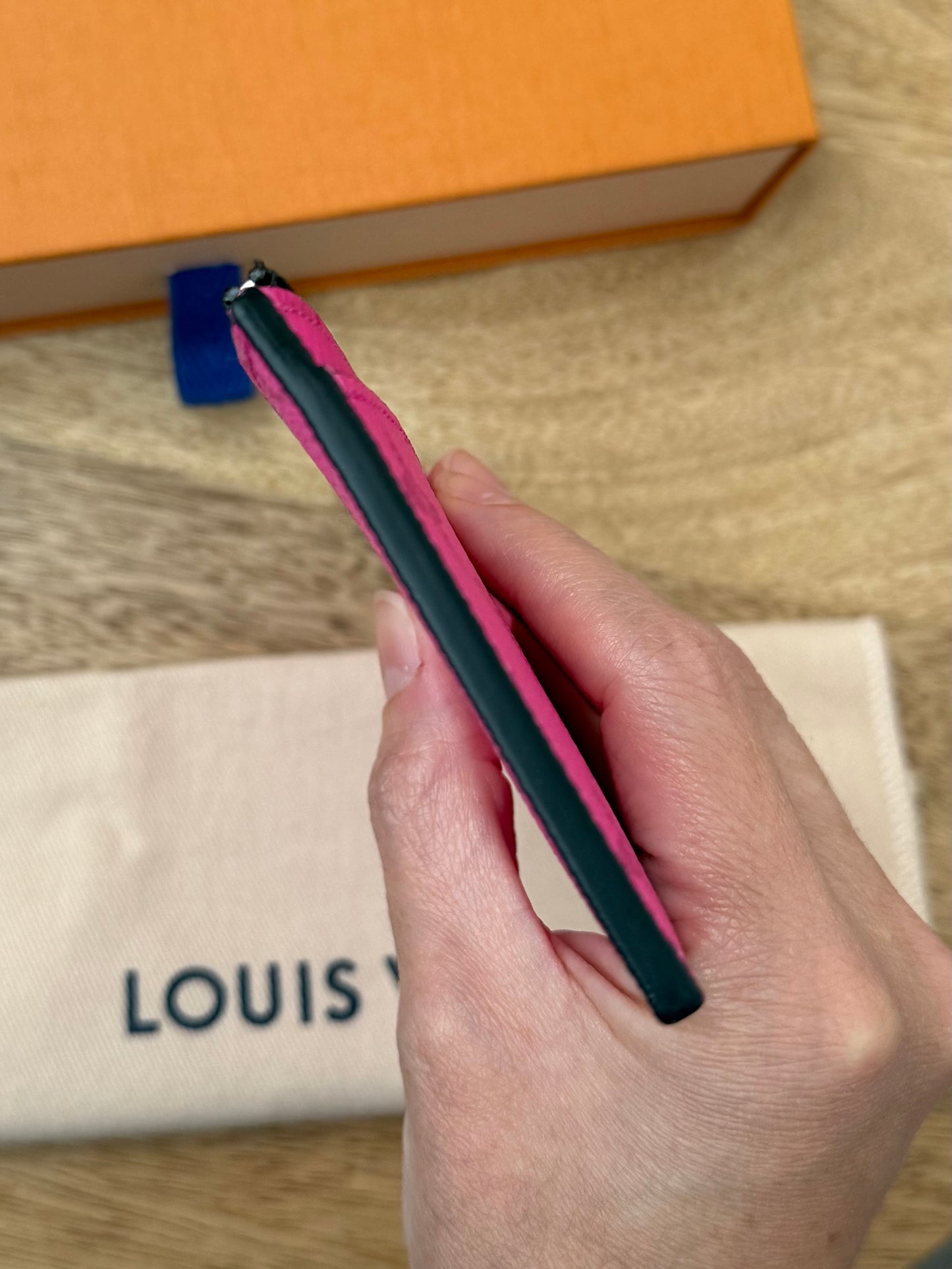LV Taigarama Pink Coin Wallet
