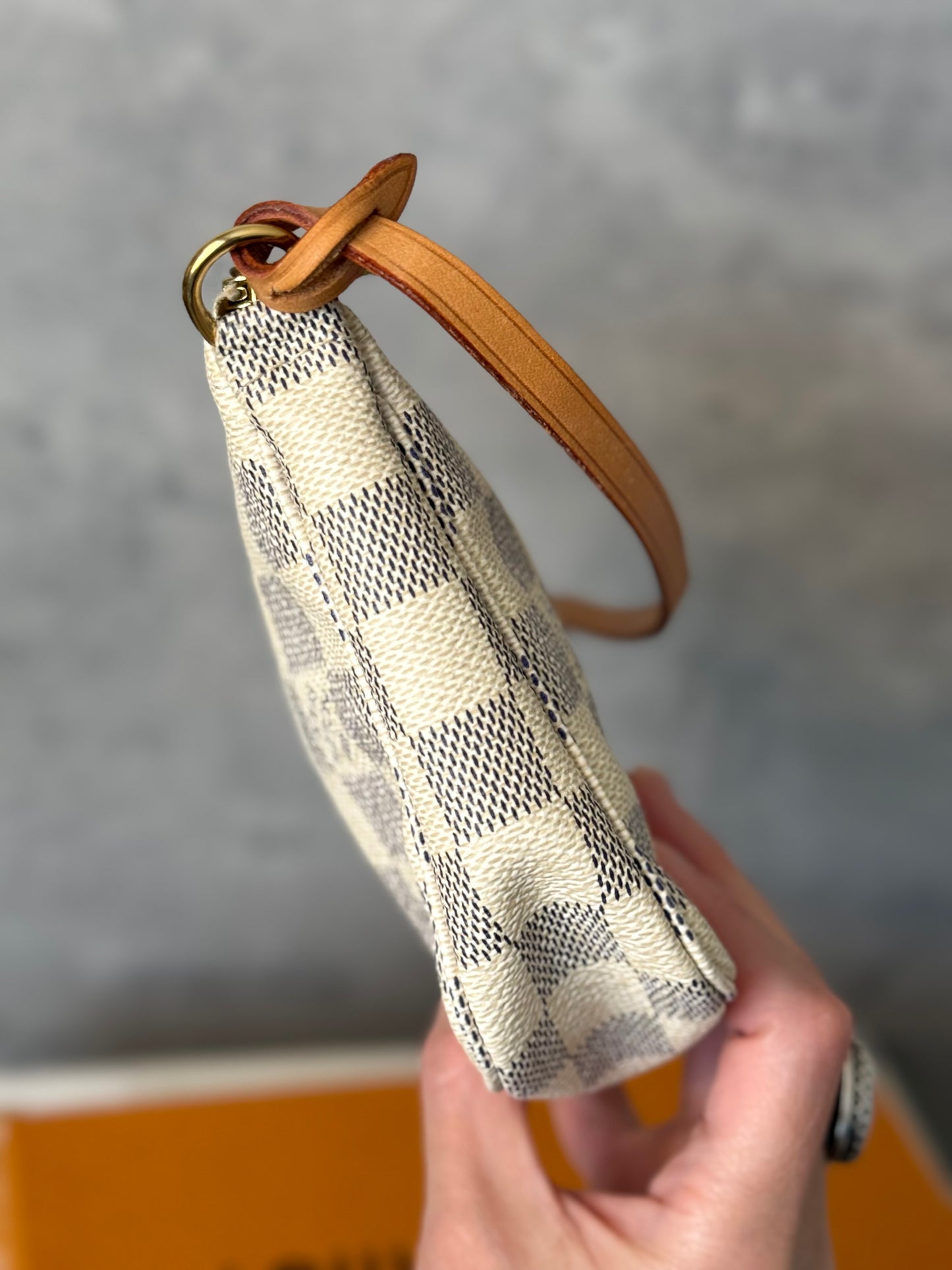 LV Damier Azur Pochette Accessories