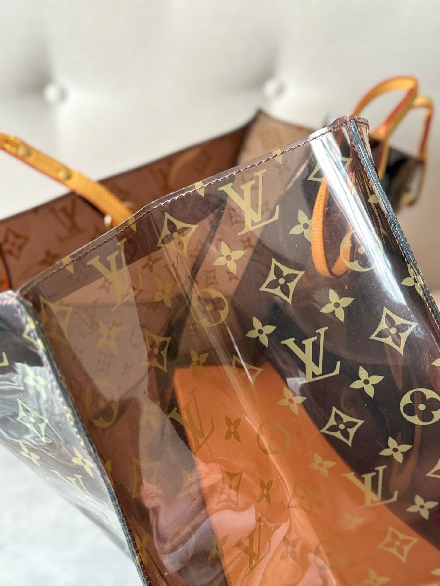LV Cabas tote vinyl