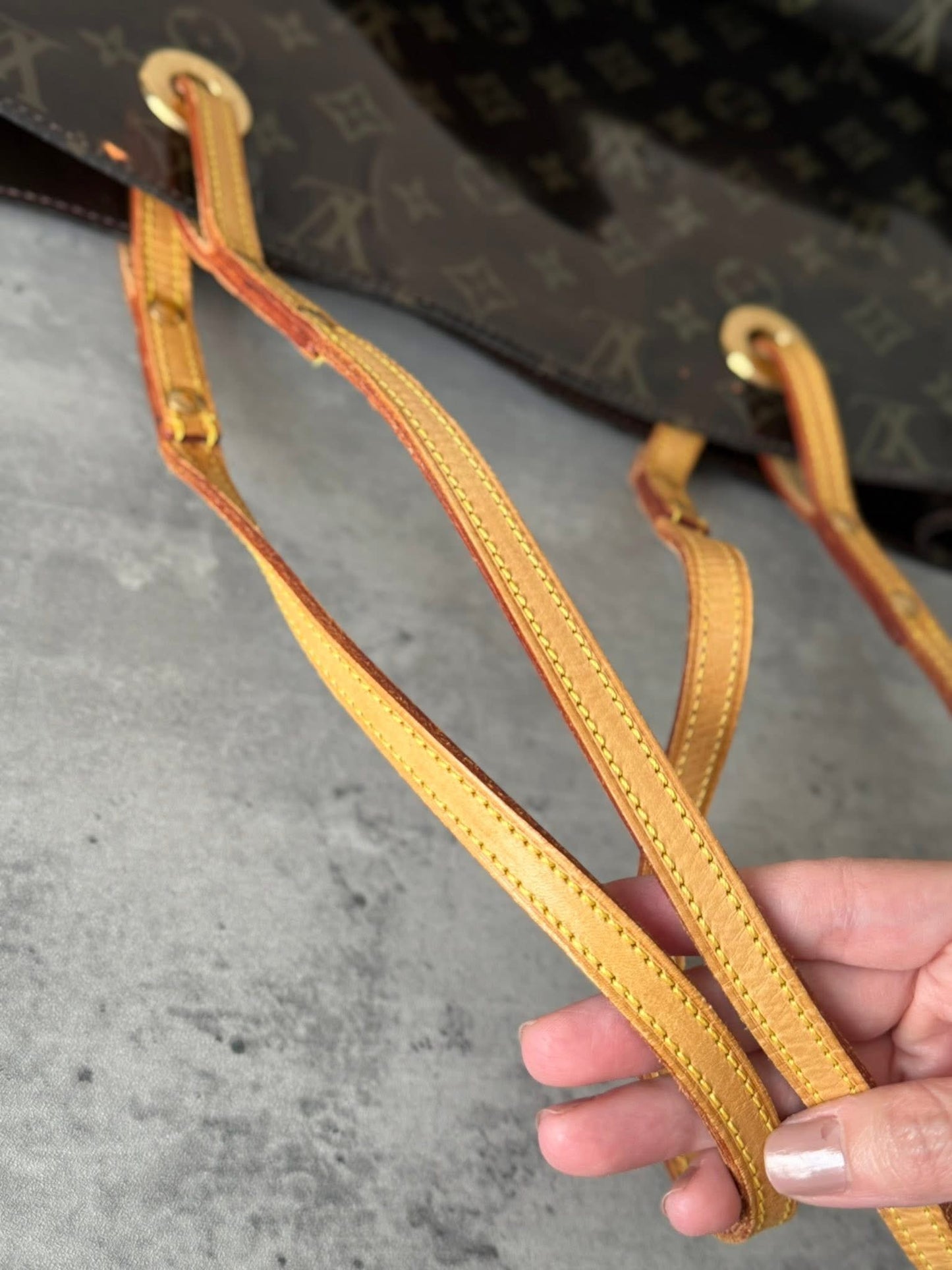 LV Cabas tote vinyl