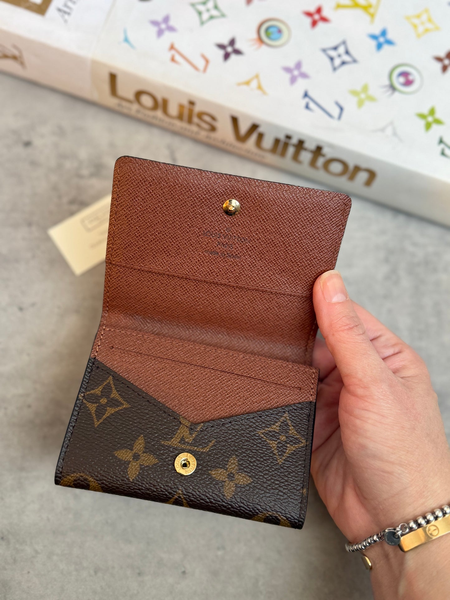 LV Envelope Business Card Holder