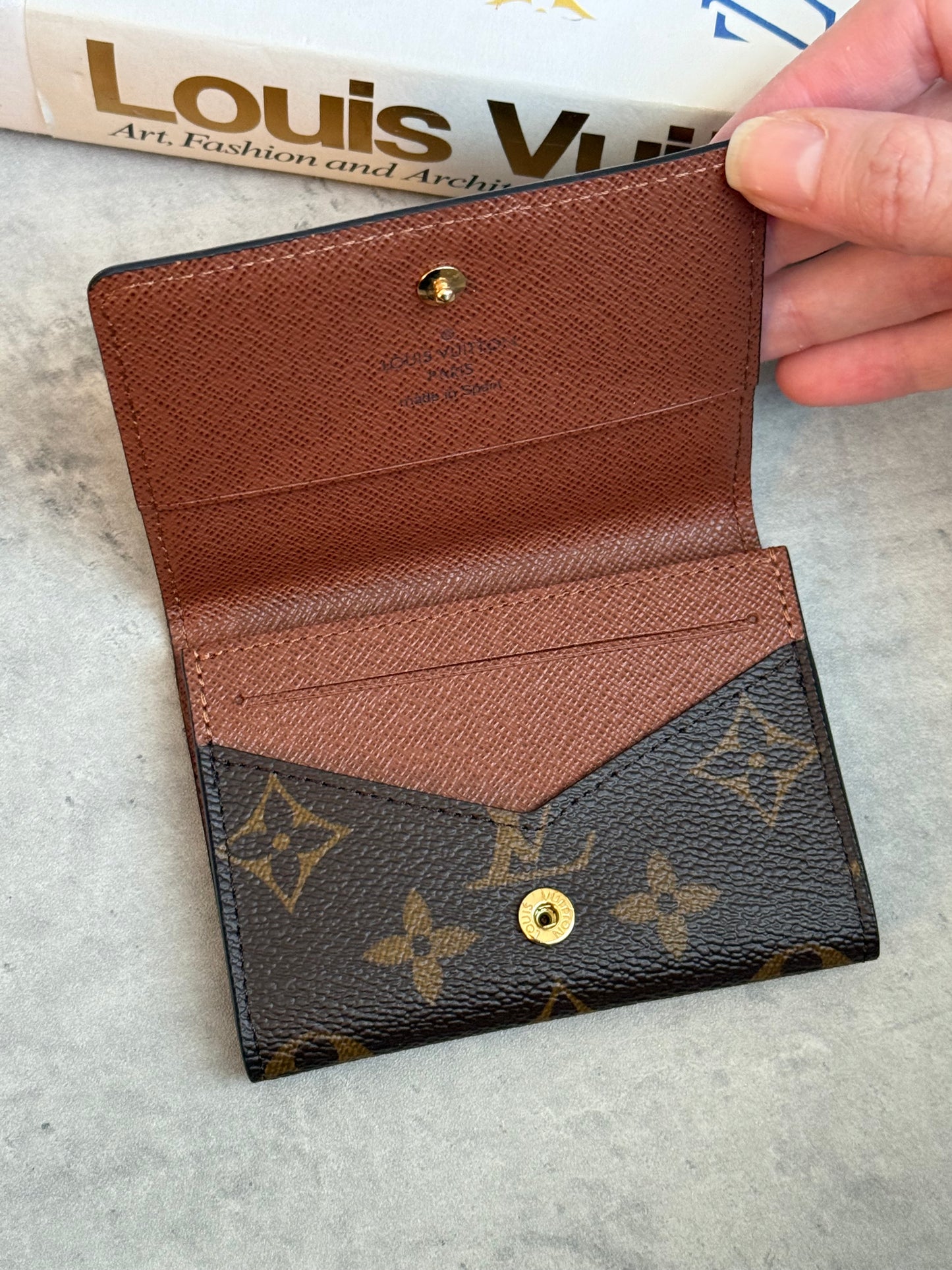 LV Envelope Business Card Holder