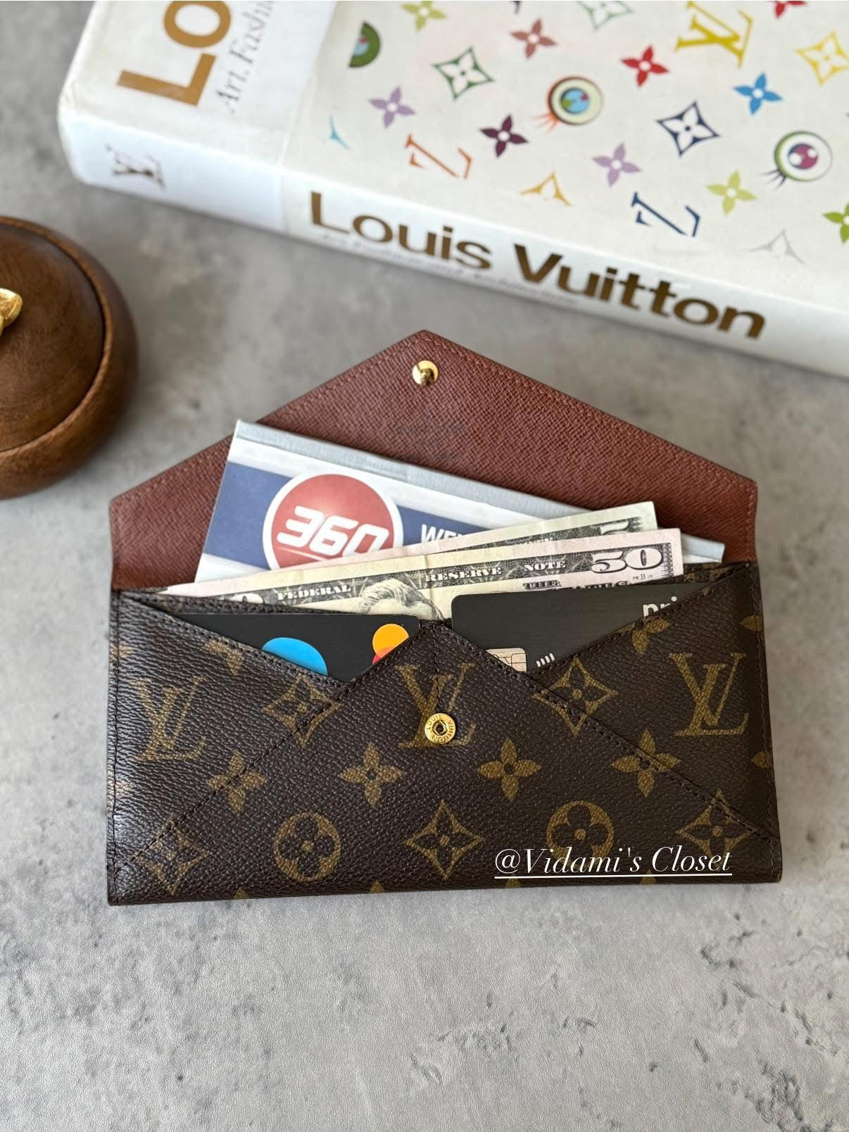 LV Origami Long Wallet
