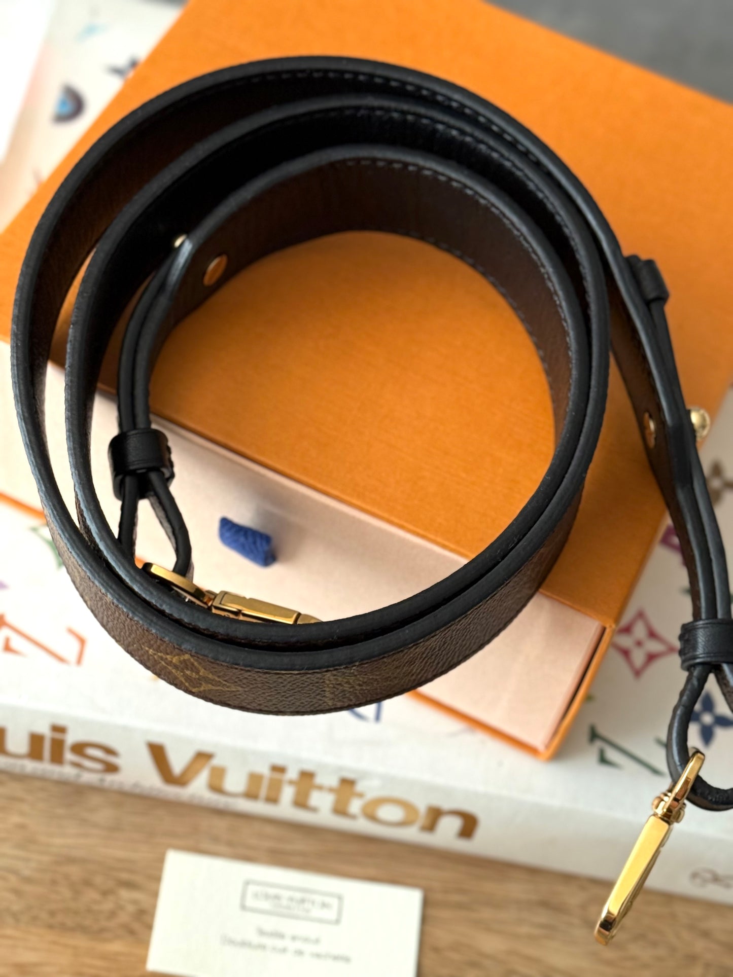 LV Bandouliere XL Black Strap