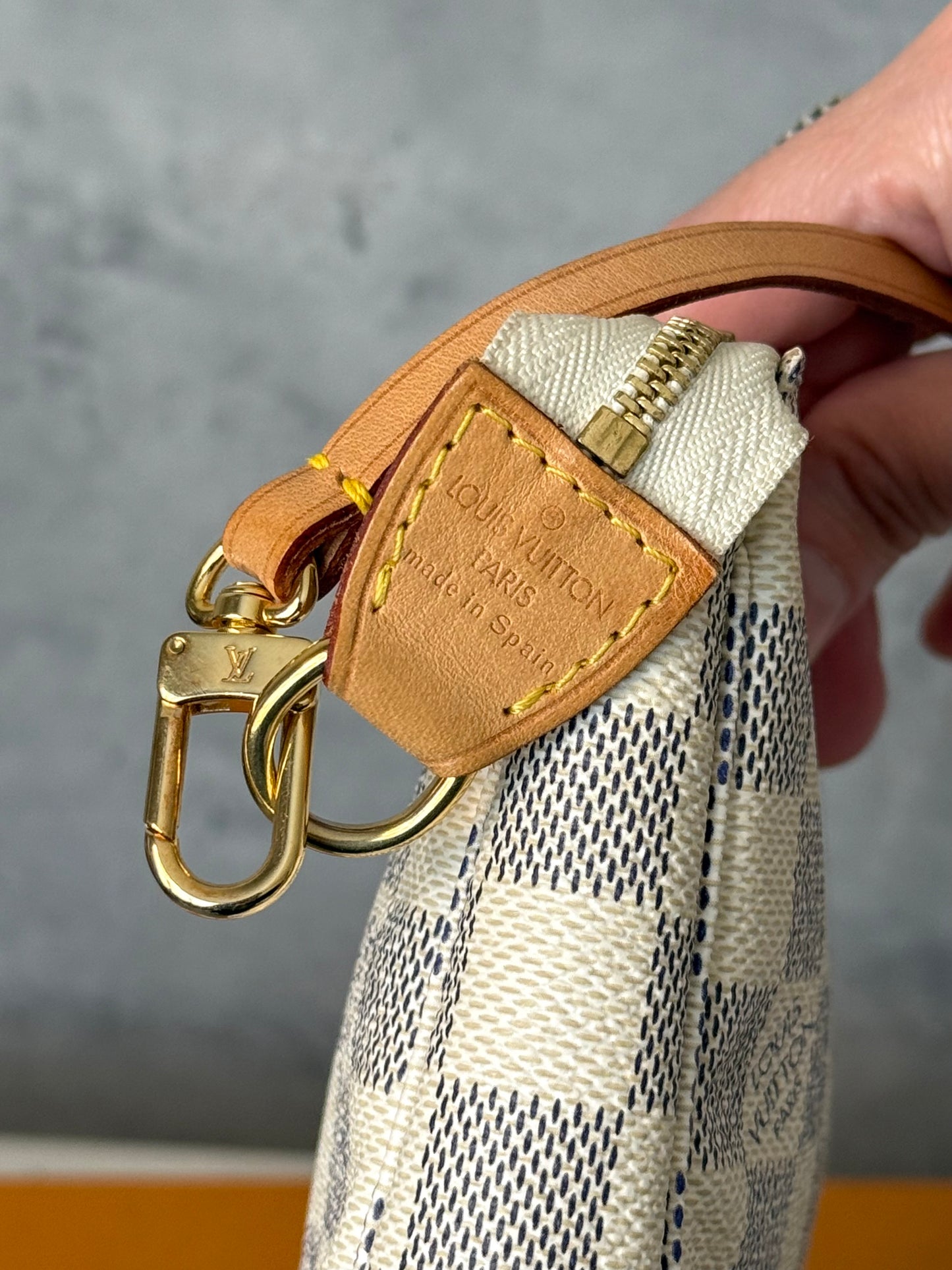LV Damier Azur Pochette Accessories