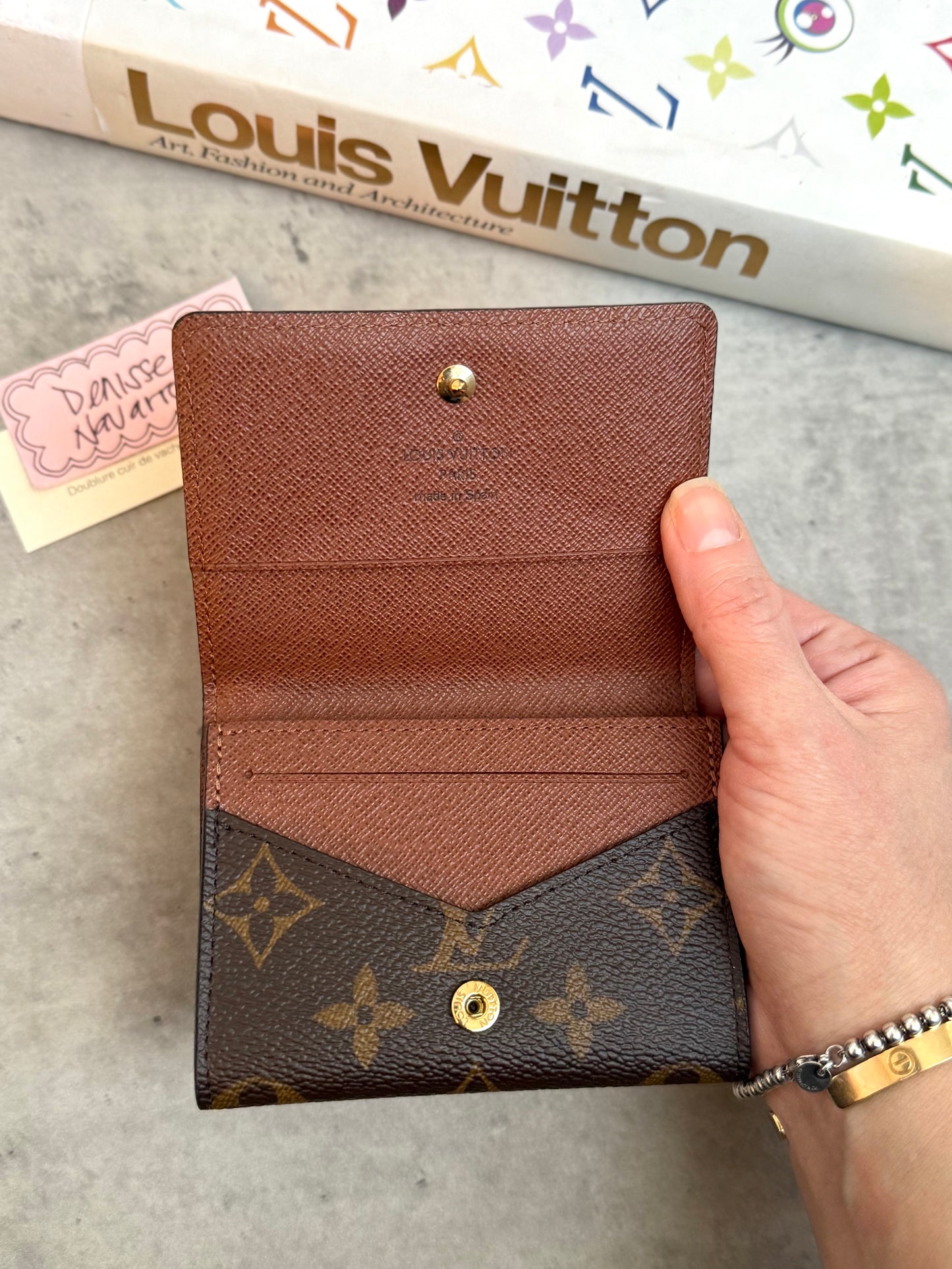 LV Envelope Business Card Holder