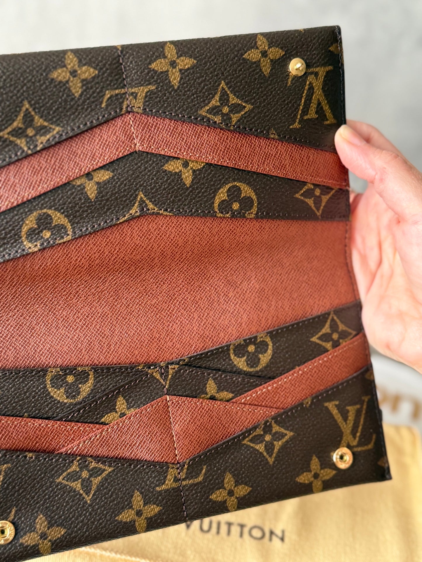 LV Origami Long Wallet