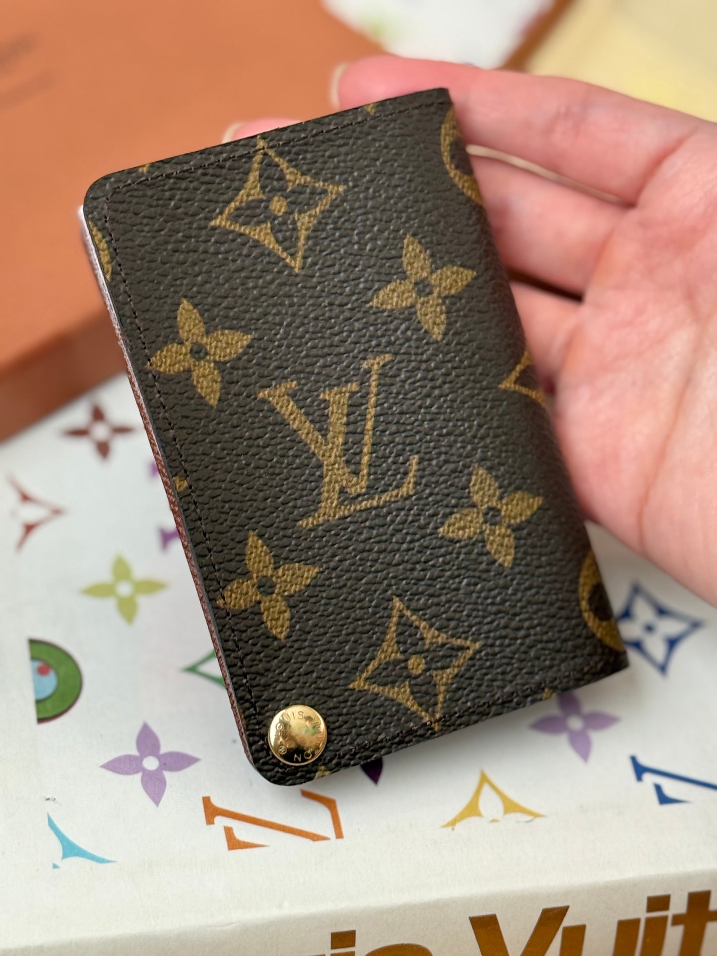 LV Porte Pression Card Holder