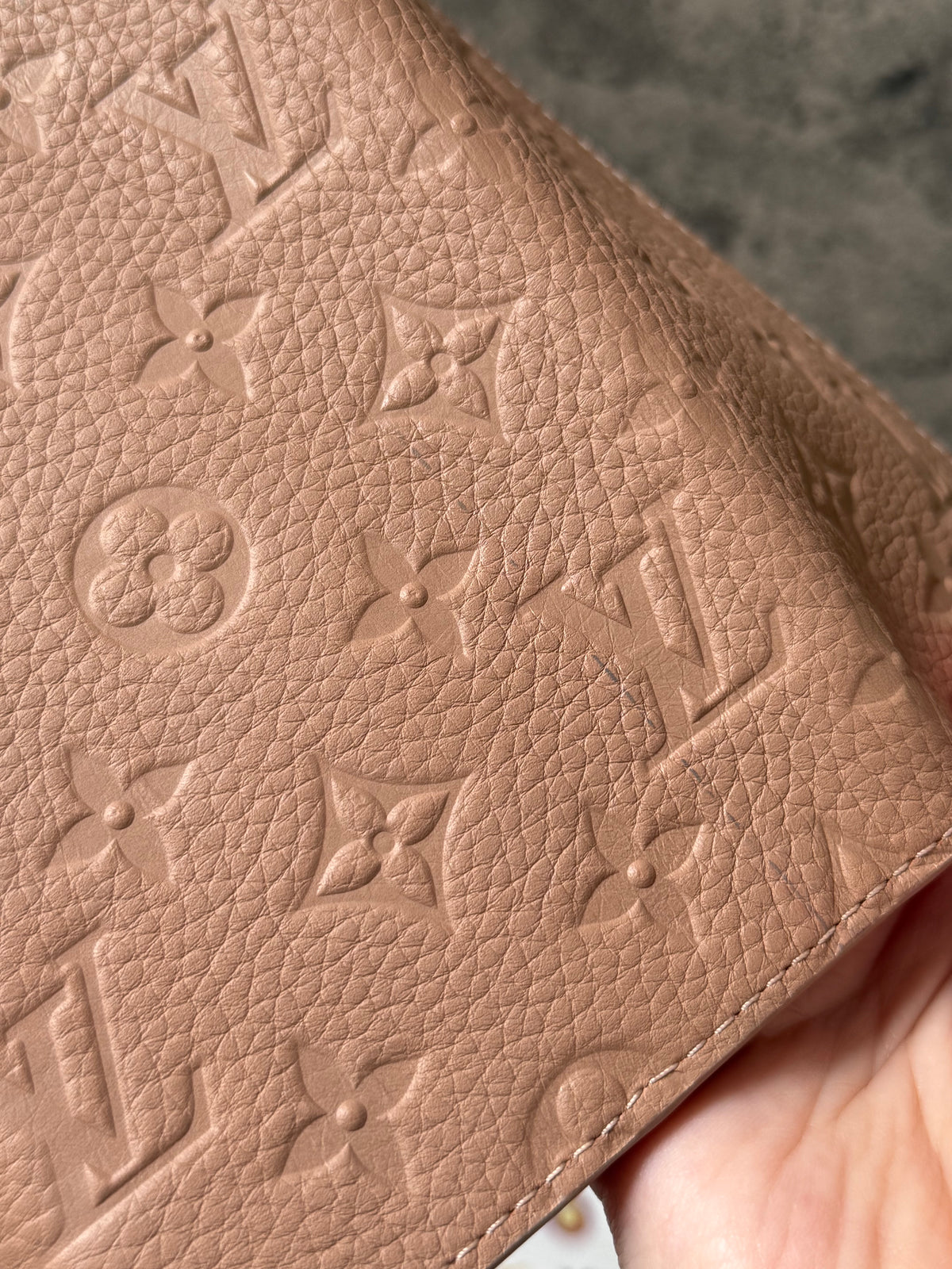 LV Empreinte Rose Notebook Cover Japan Ed.