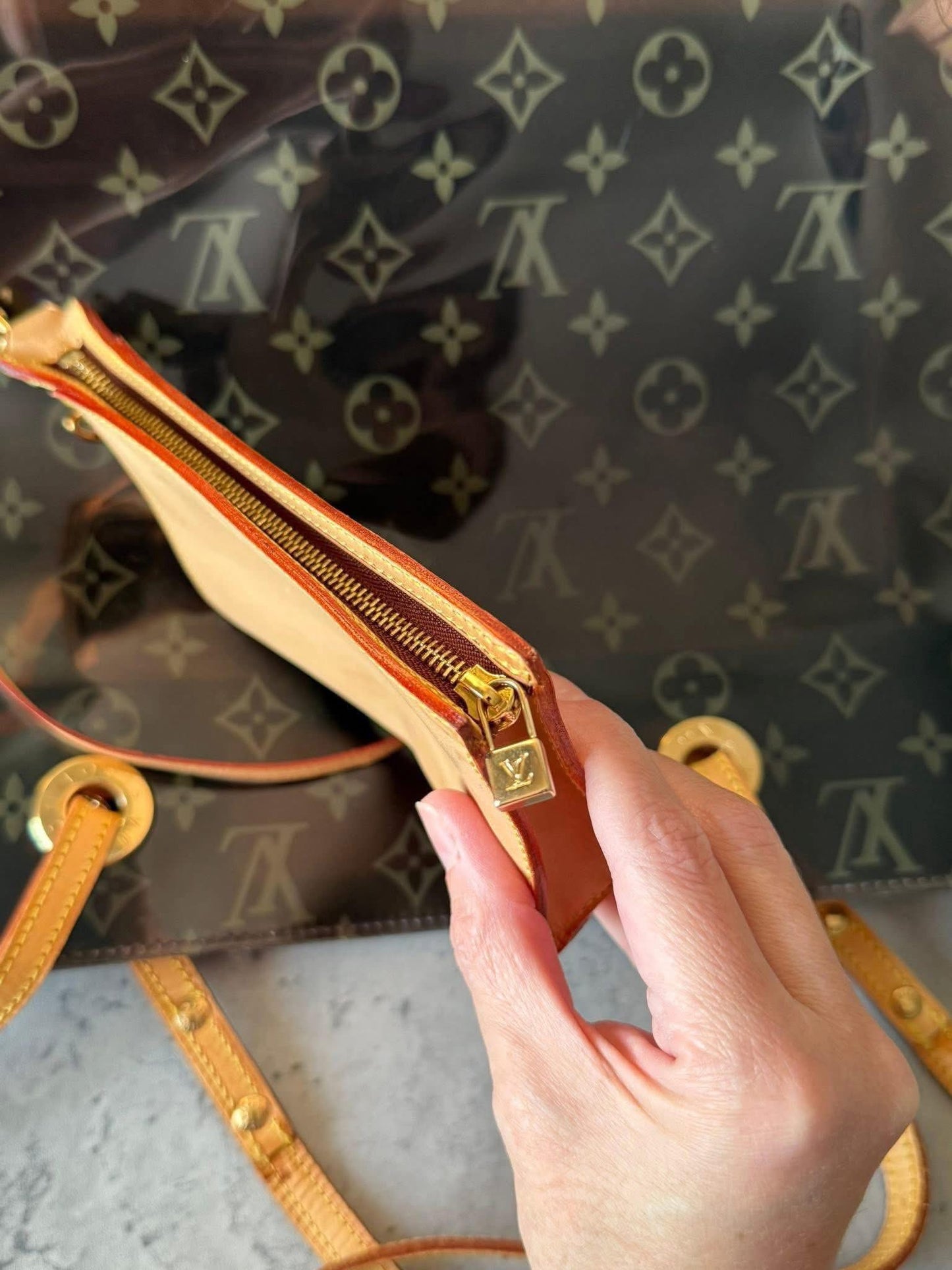LV Cabas tote vinyl