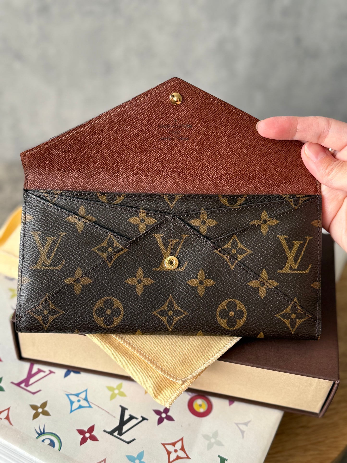LV Origami Long Wallet