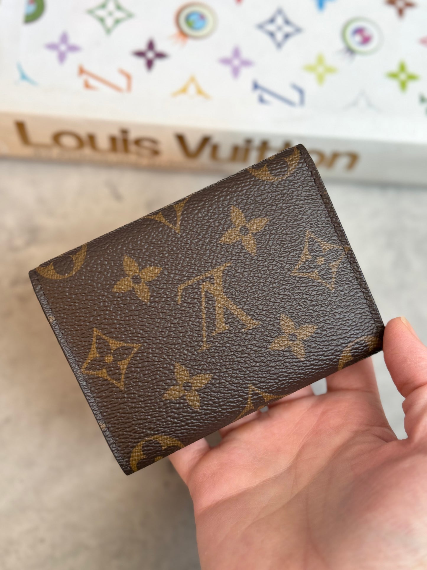 LV Envelope Business Card Holder