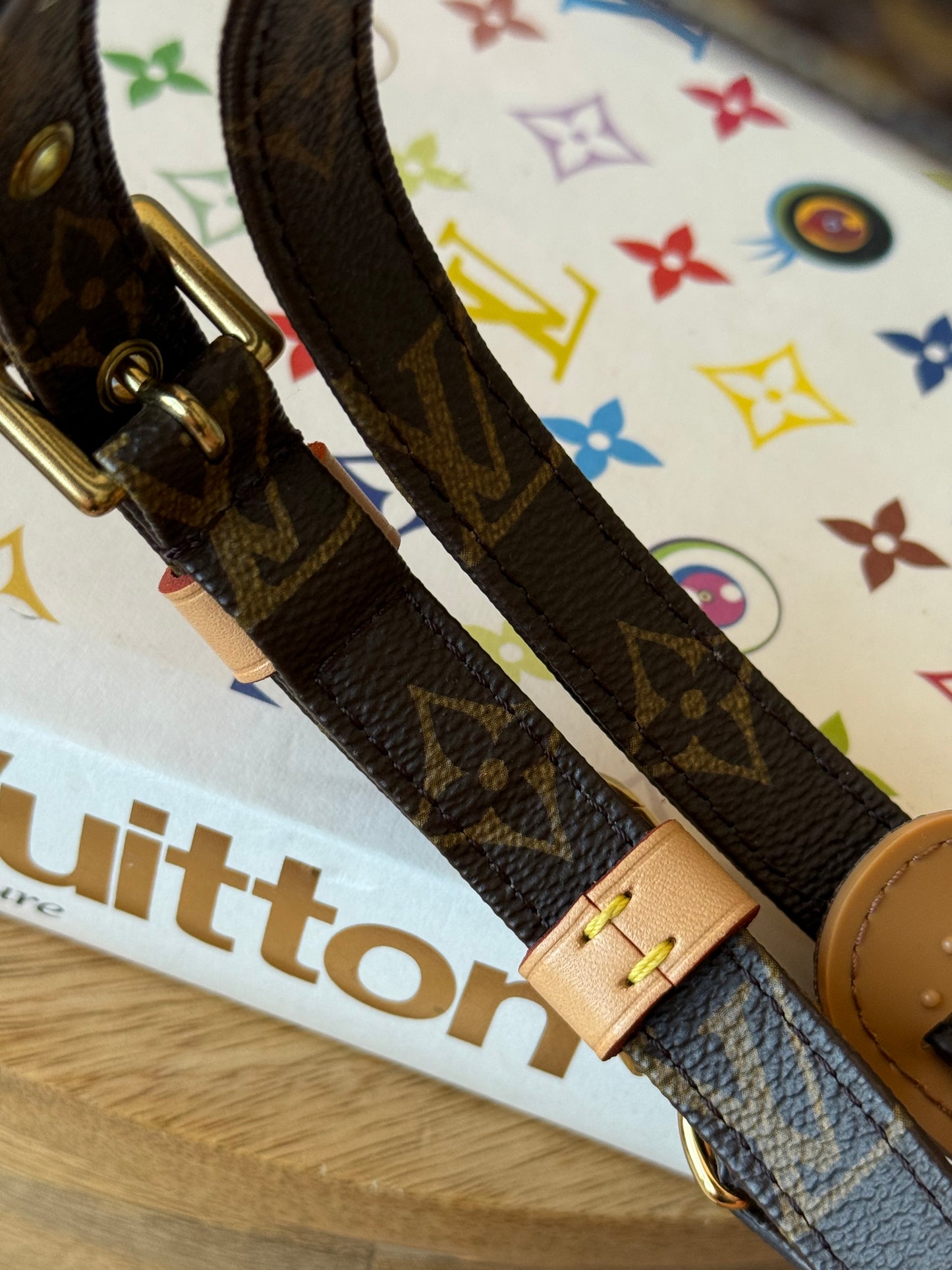 LV 16mm Adjustable Monogram Strap